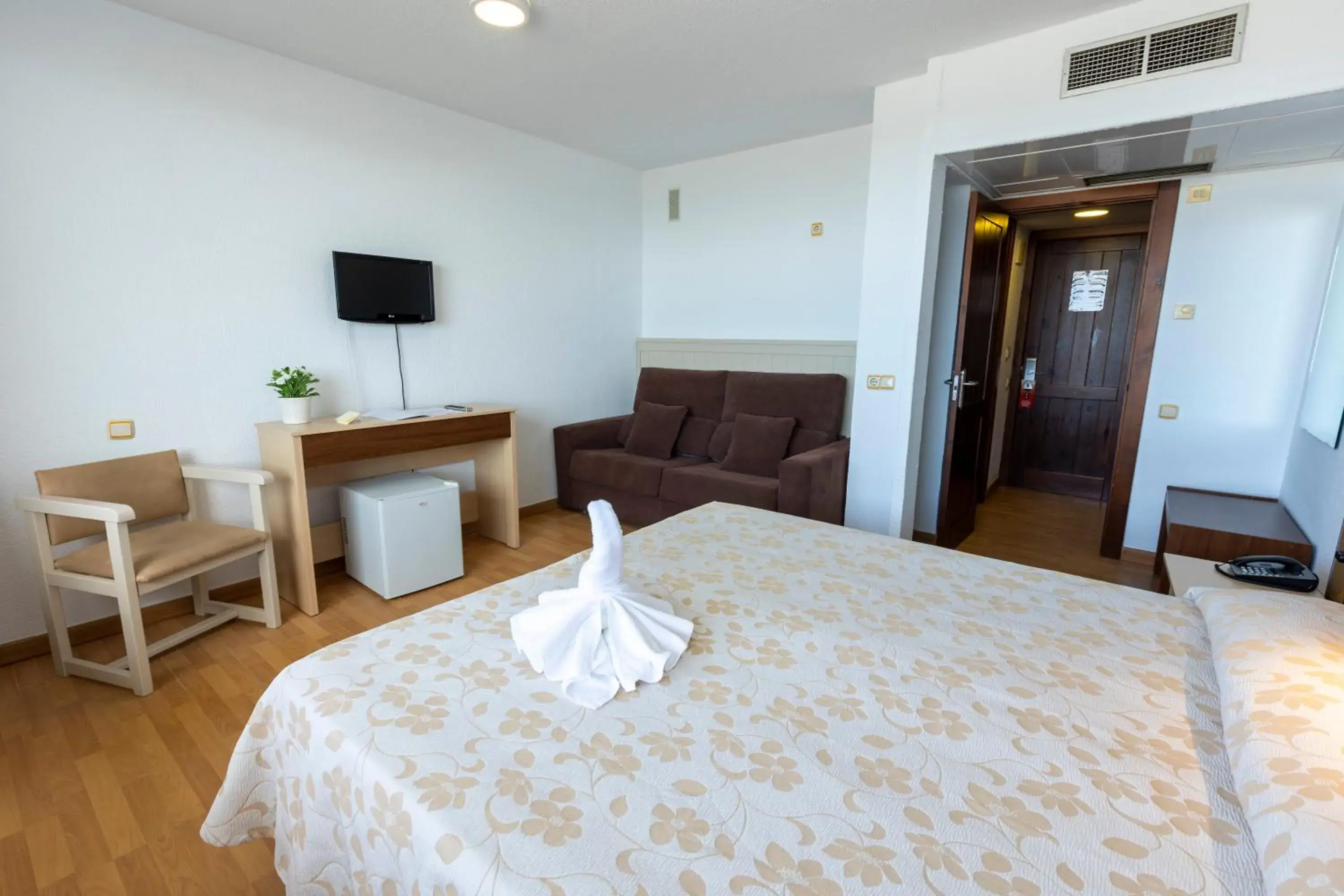 Bed in Hotel Flamero Bed in Hotel Flamero