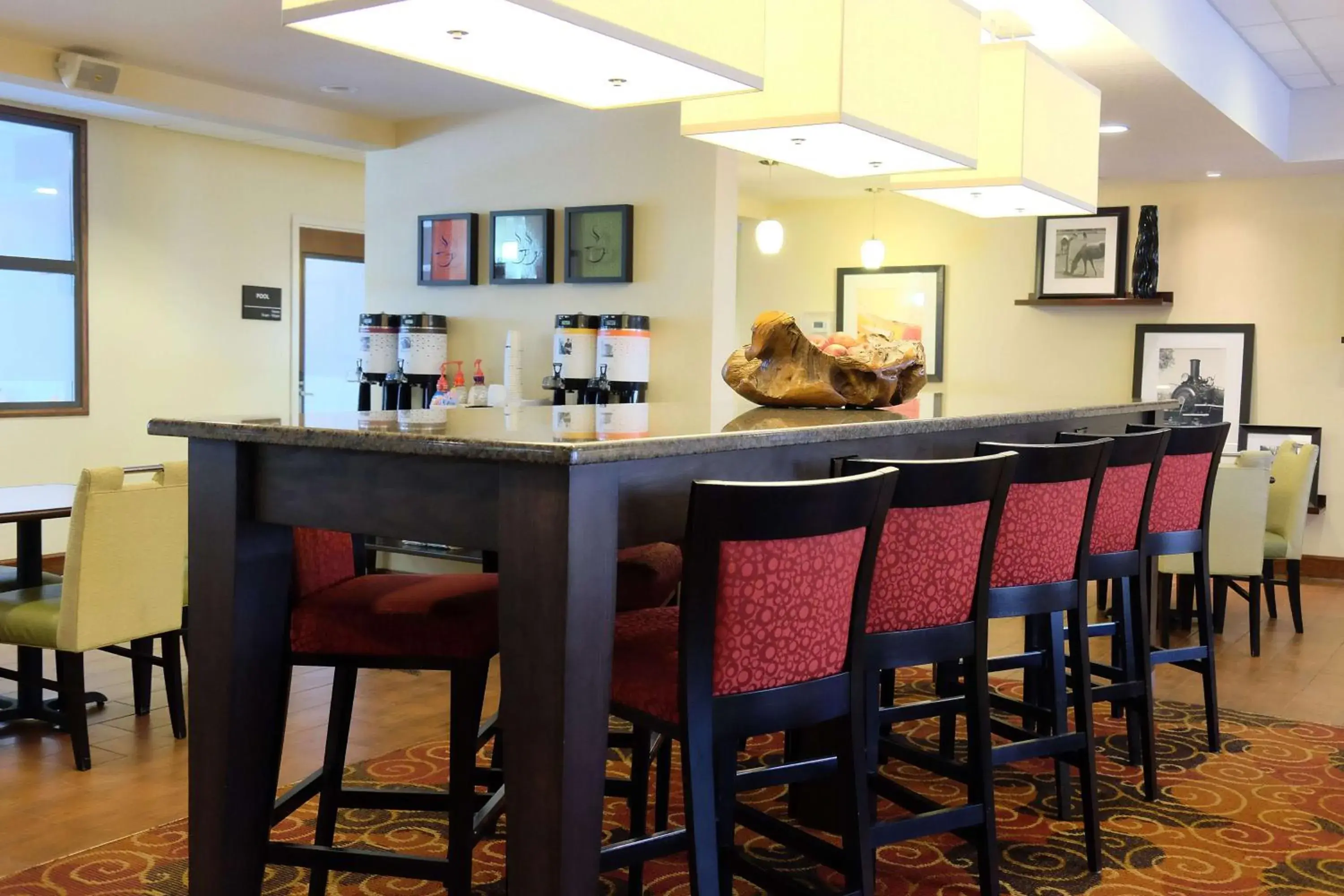 Lobby or reception in Hampton Inn Lima Lobby or reception in Hampton Inn Lima
