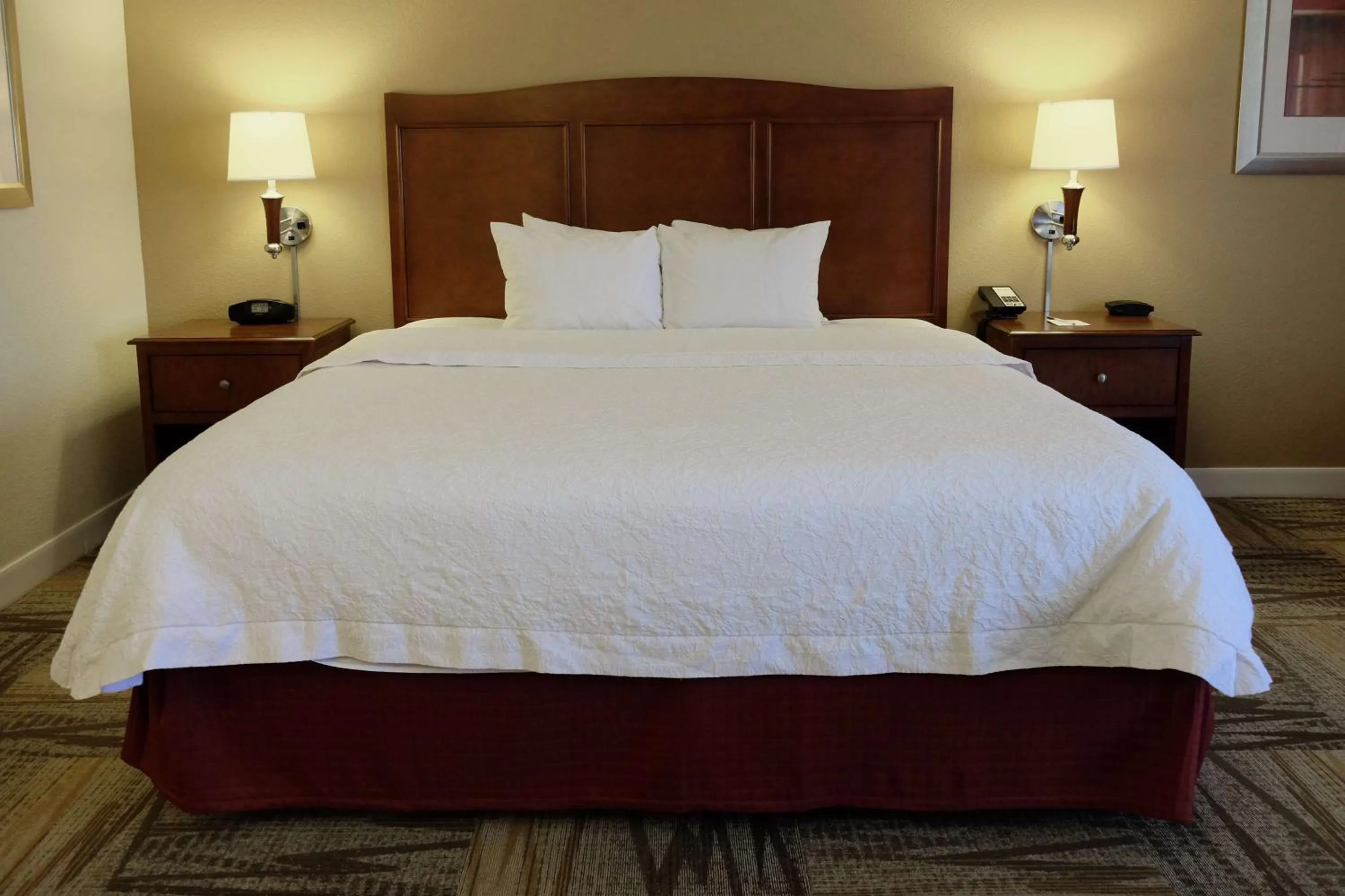 Bed in Hampton Inn Lima