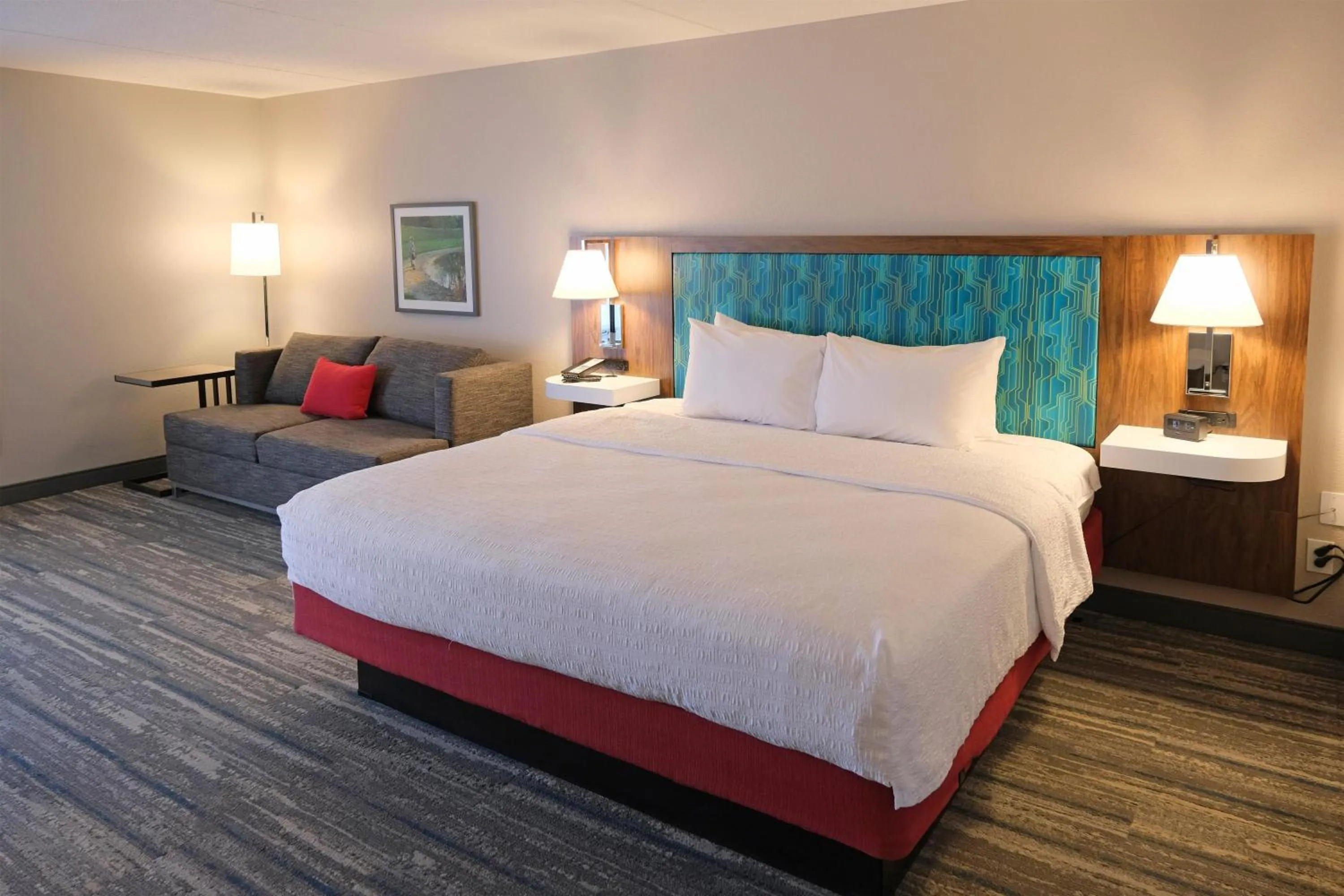 Bed in Hampton Inn Lima