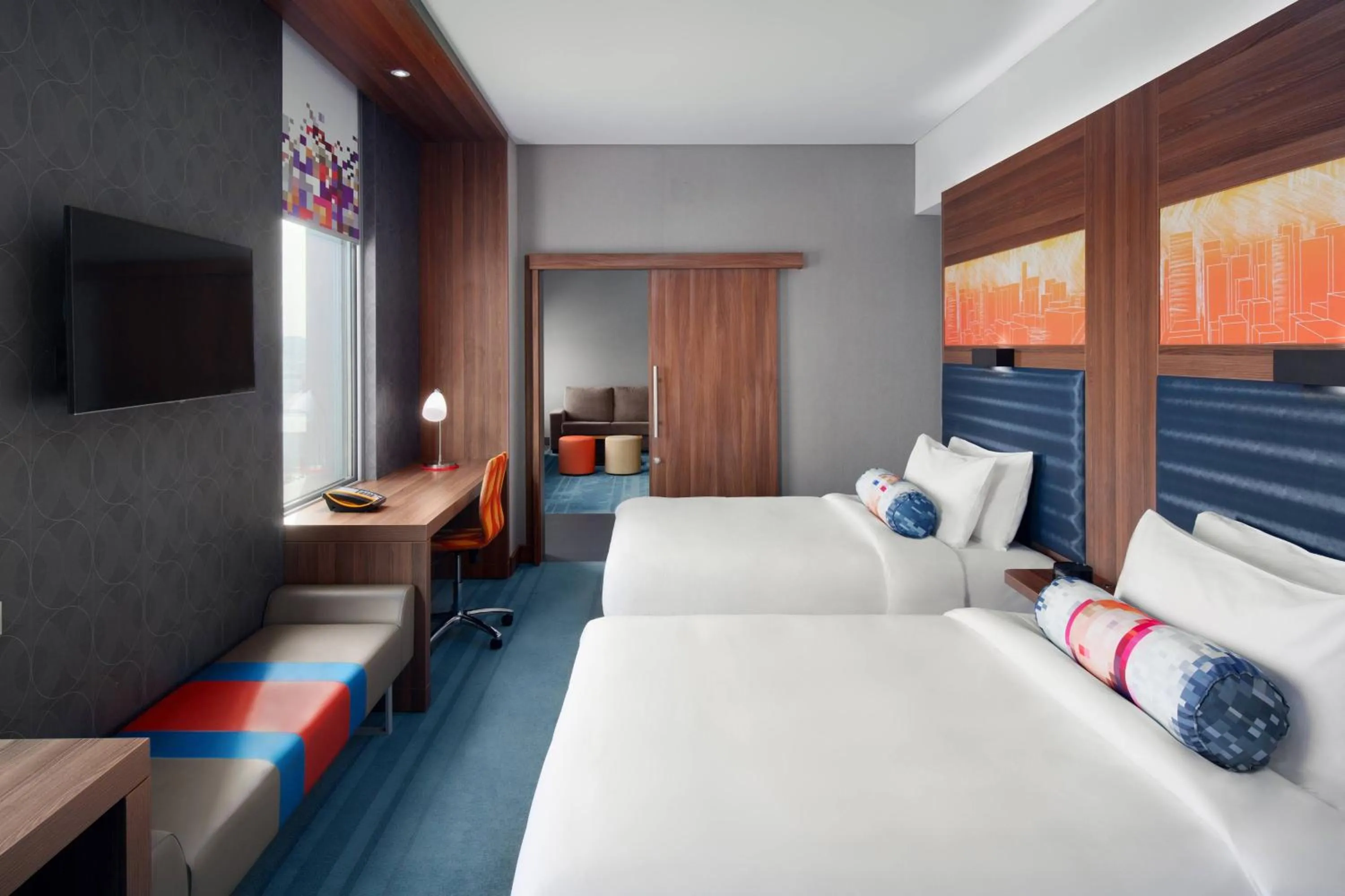 Bedroom, Bed in Aloft Dhahran Hotel