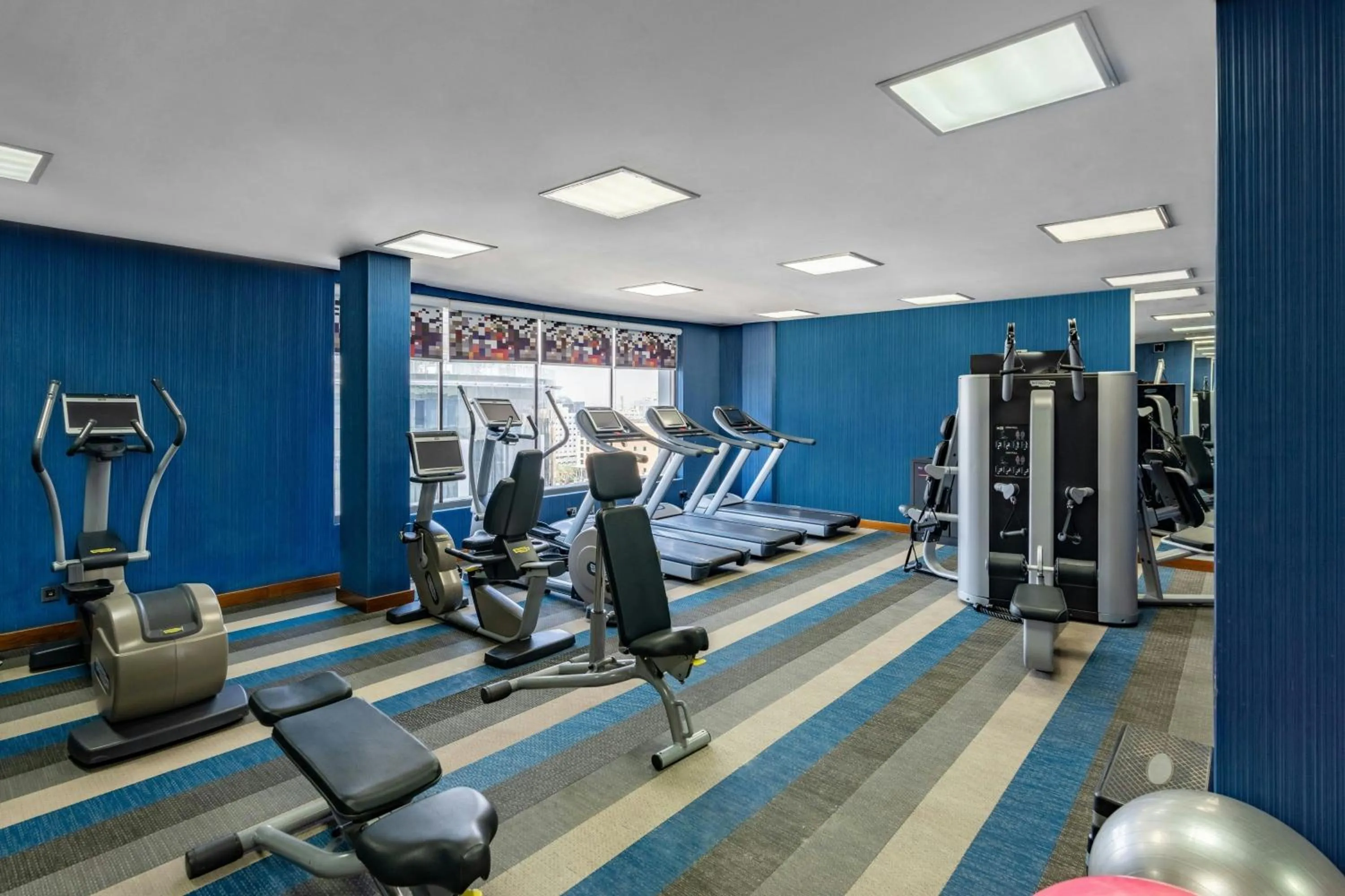 Fitness centre/facilities in Aloft Riyadh Hotel
