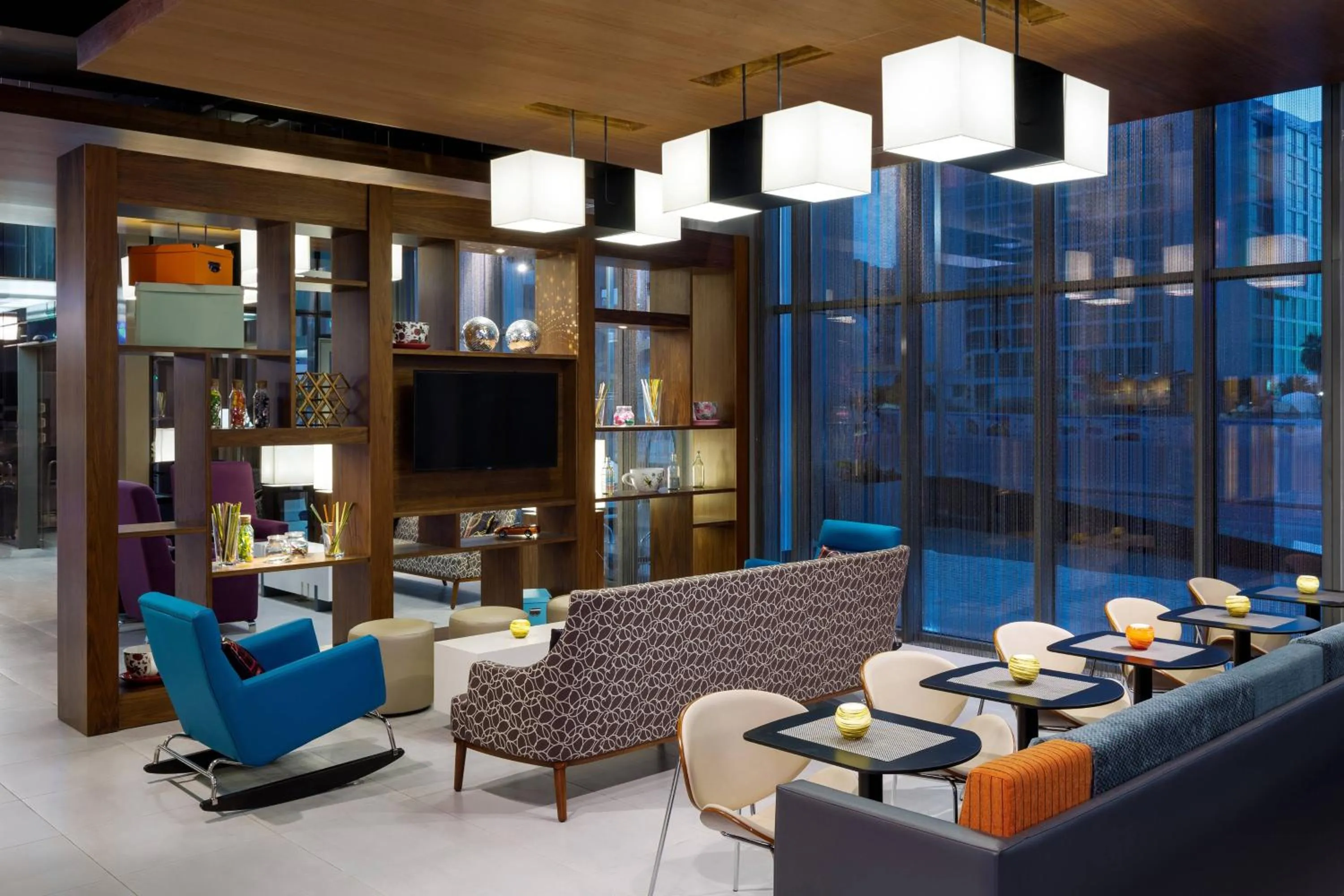Lounge or bar in Aloft Riyadh Hotel