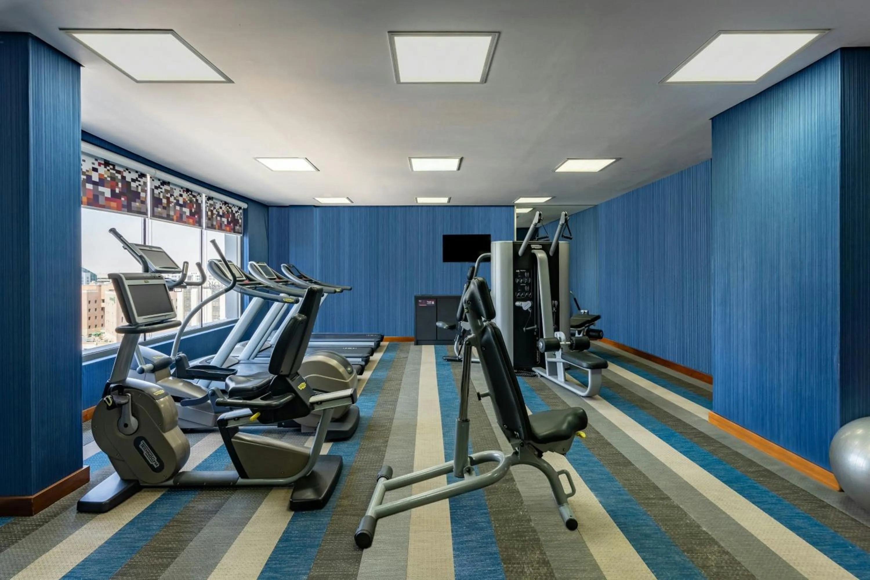 Fitness centre/facilities in Aloft Riyadh Hotel