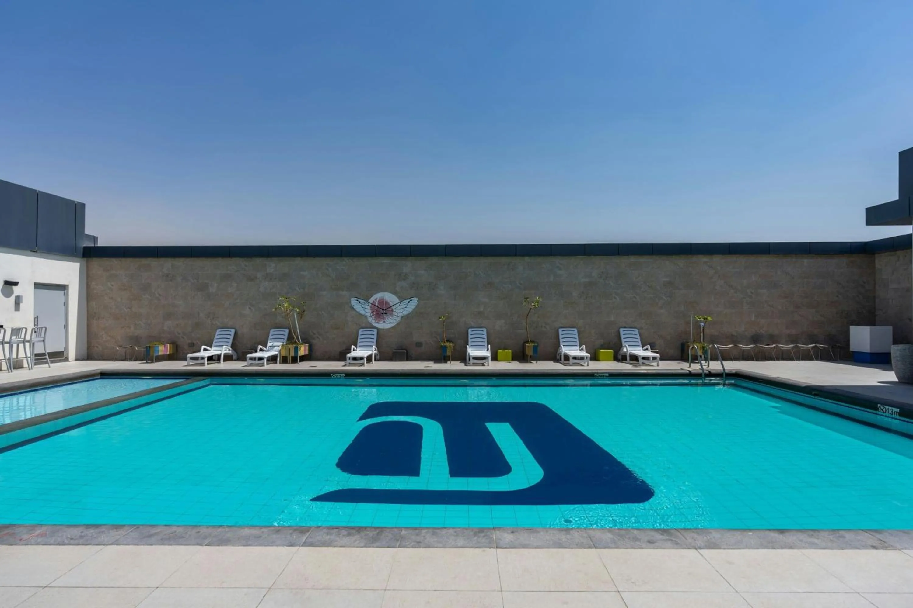 Swimming pool in Aloft Riyadh Hotel