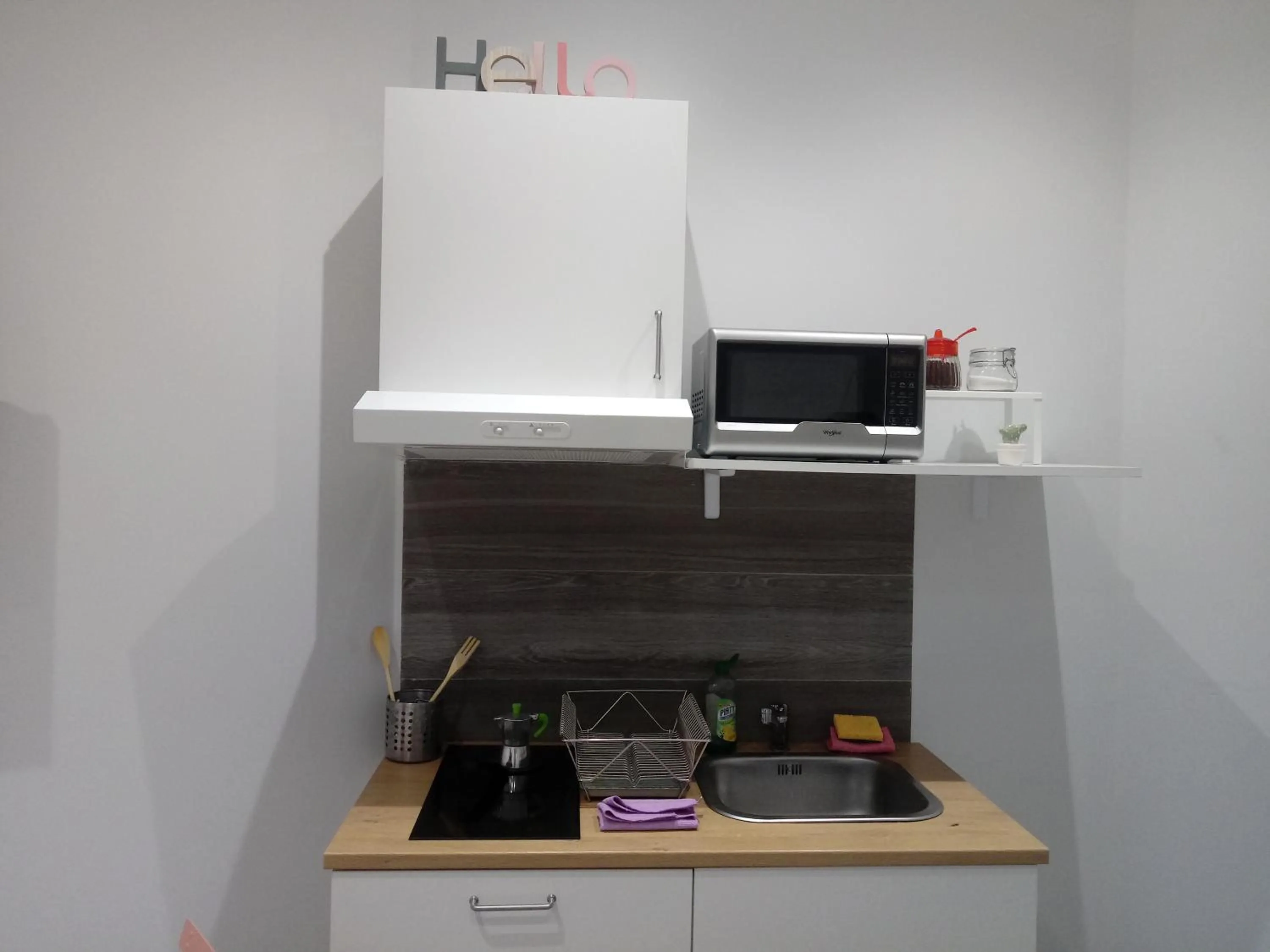 Kitchen or kitchenette in Vulcano Apartment