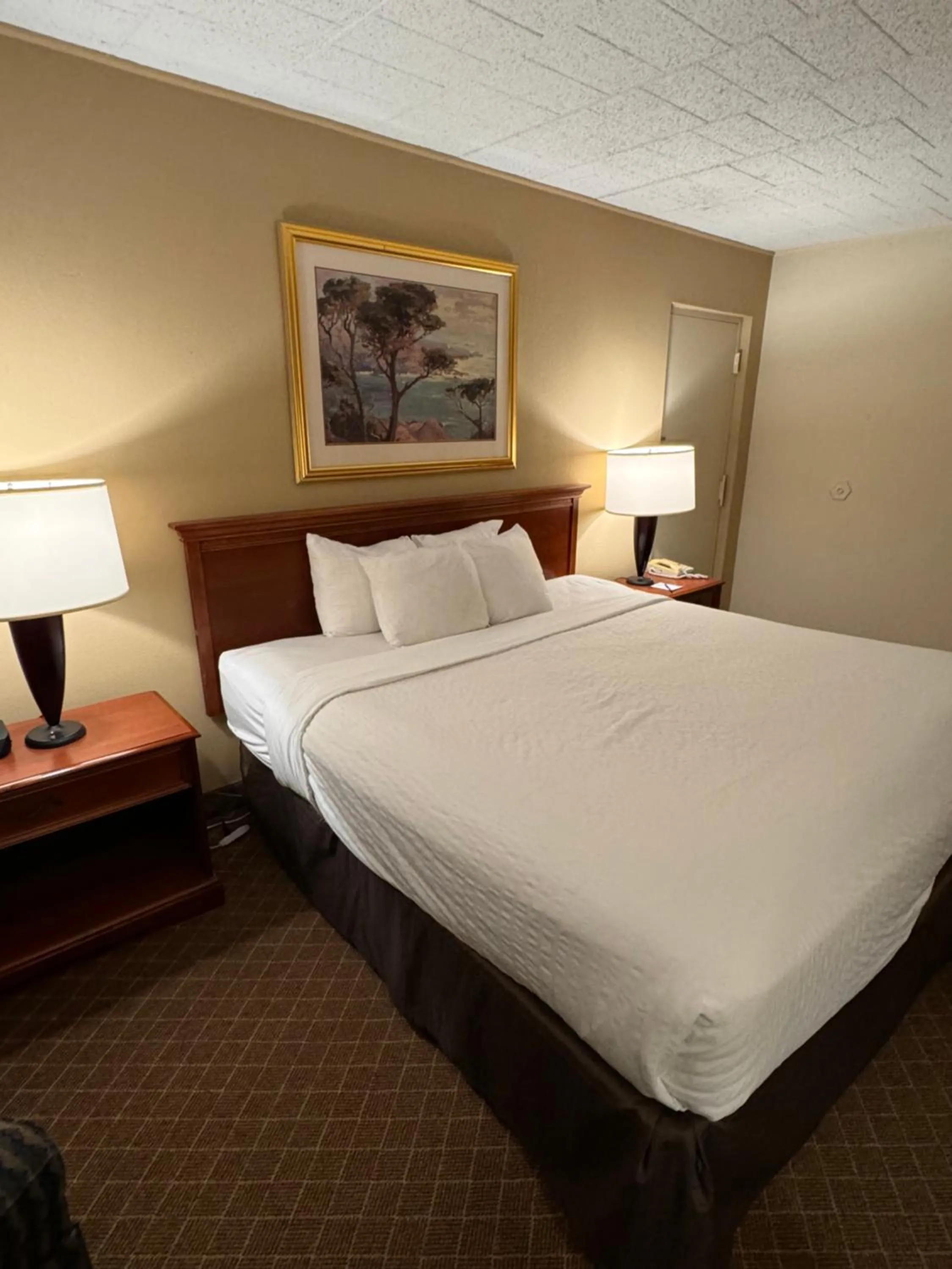 Bed in Clarion Inn Frederick Event Center