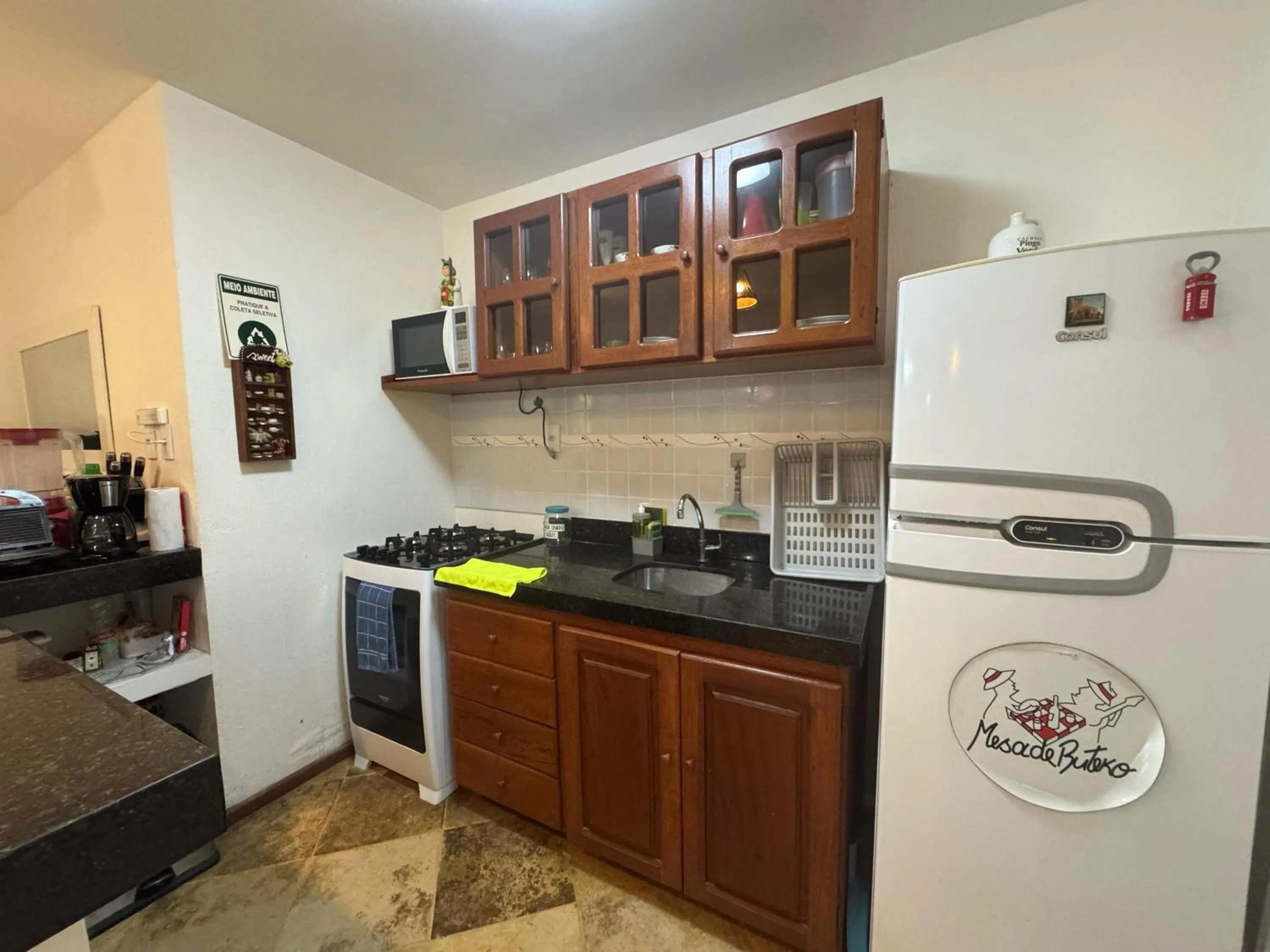 Kitchen or kitchenette in Serrote Breezes Apartamento 04