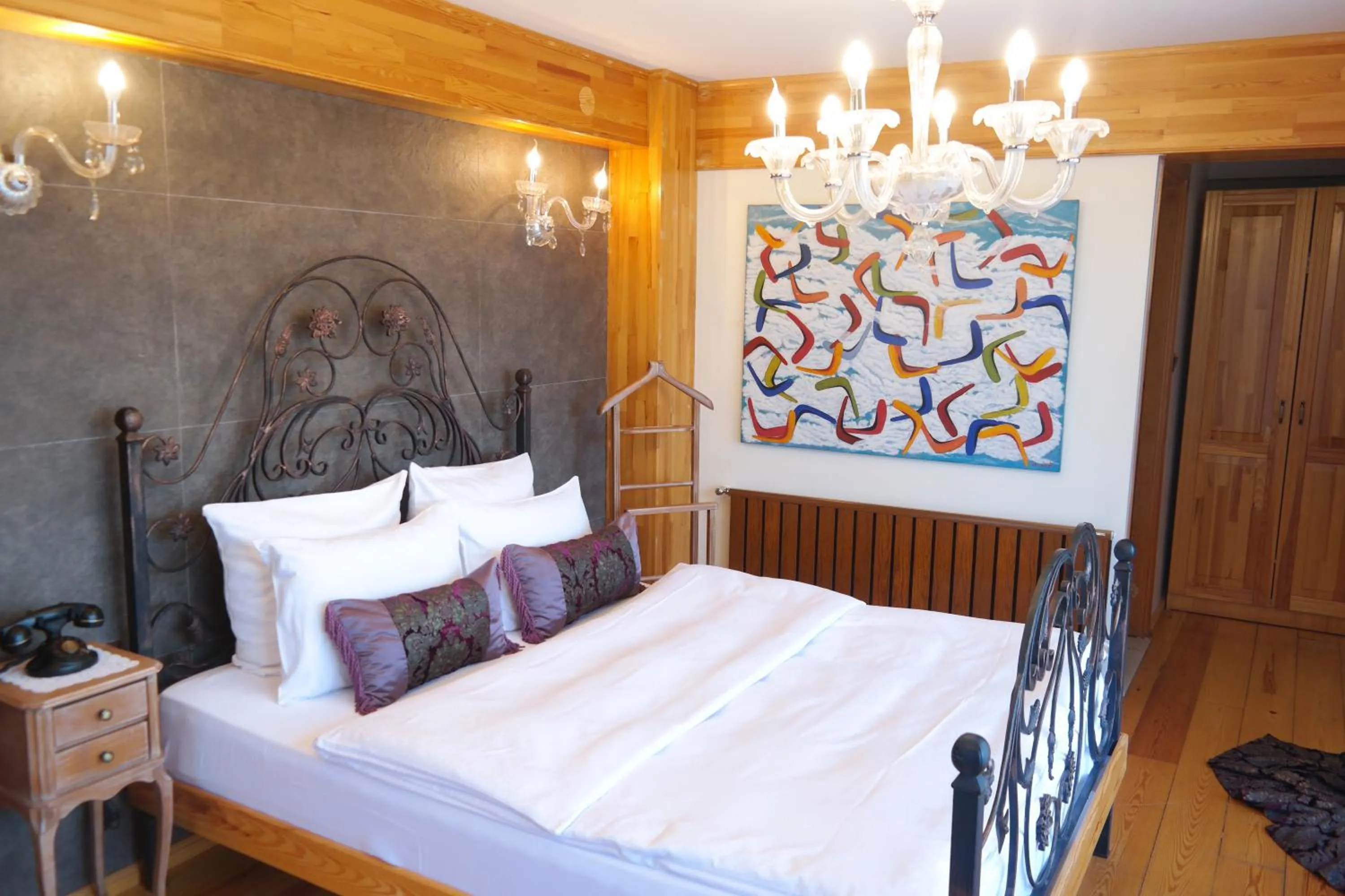 TV and multimedia, Bed in Aşıklar Otel By Şükrü