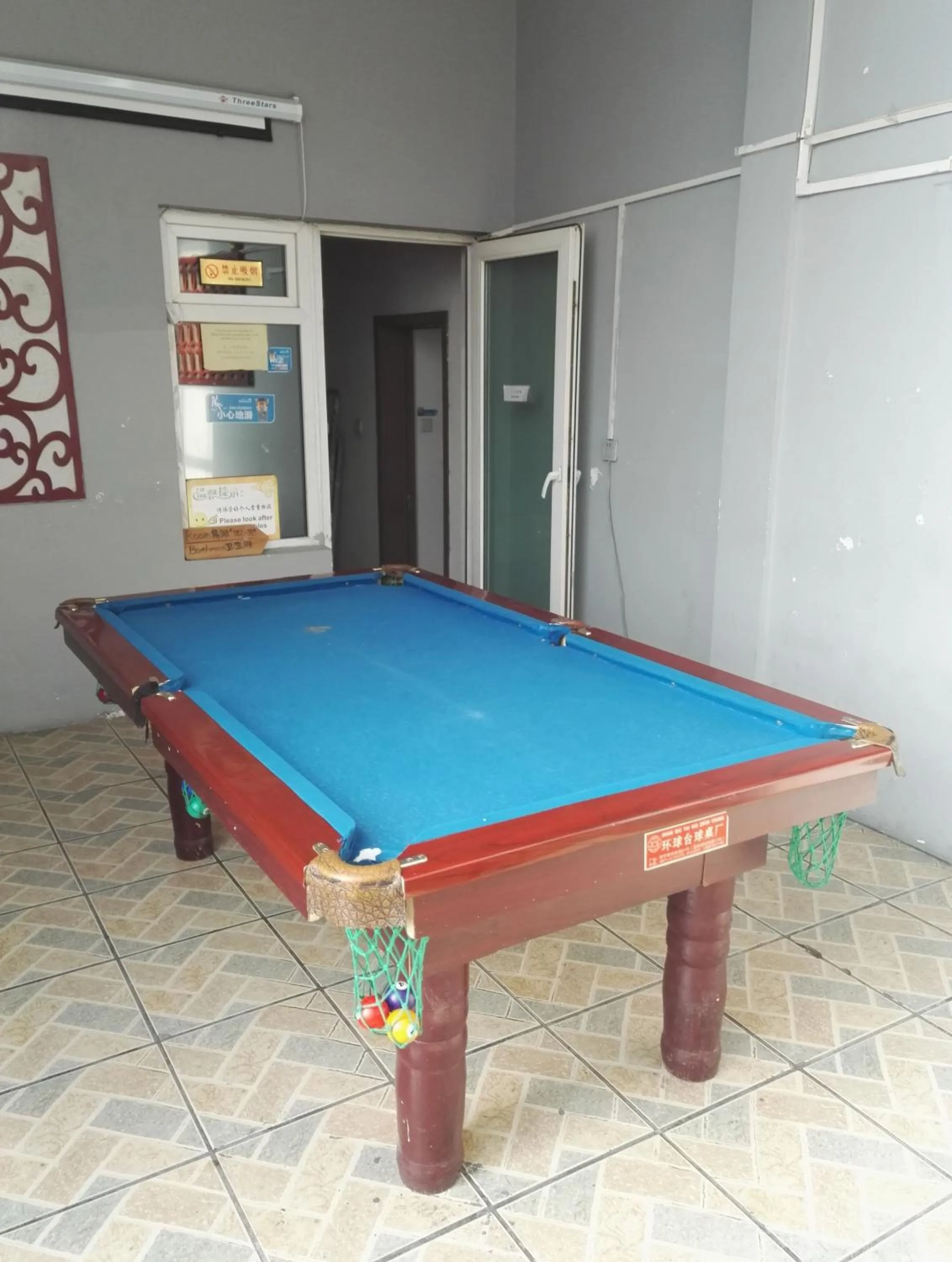 Billiard in LETE Hostel