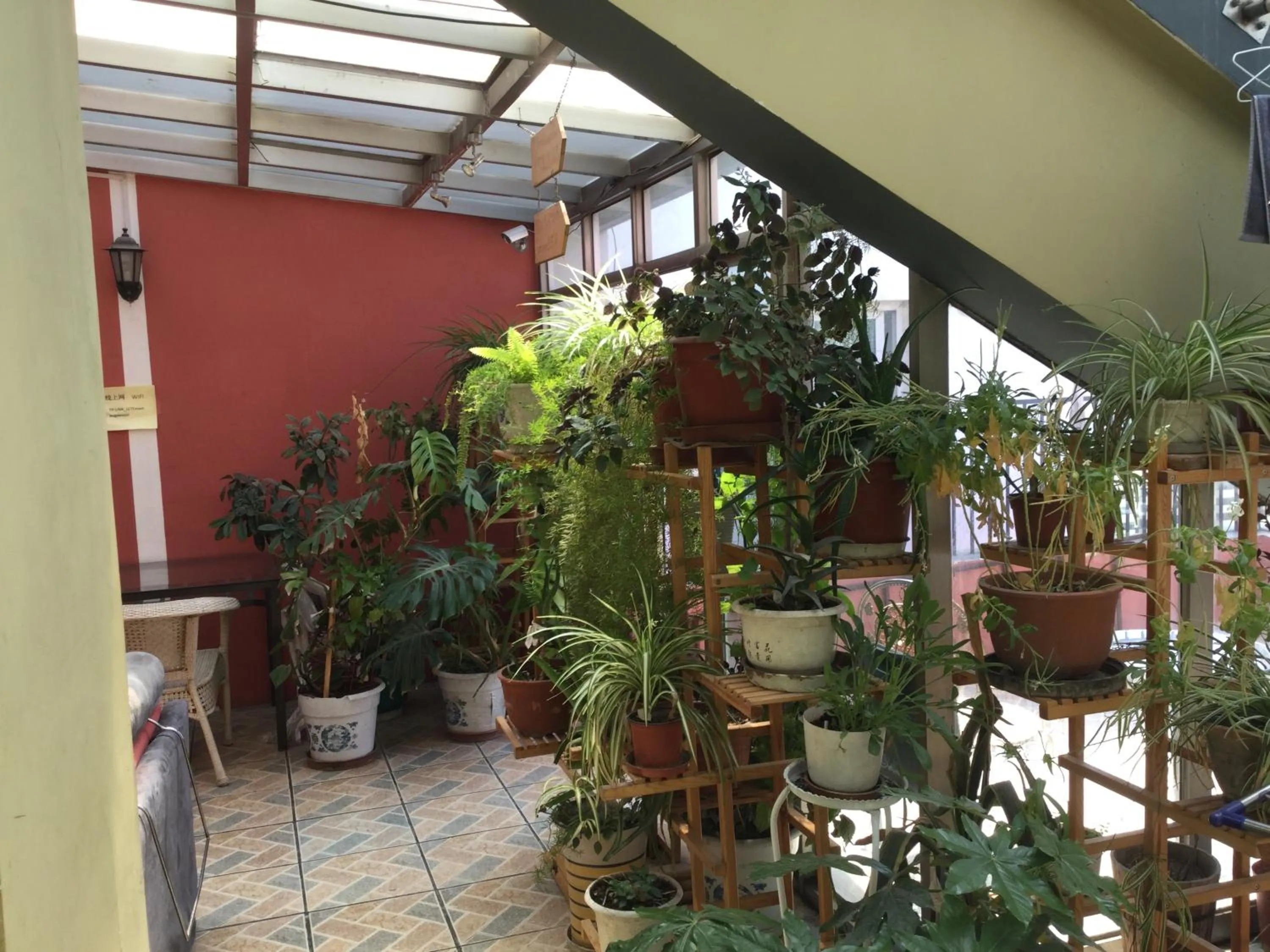 Balcony/Terrace in LETE Hostel