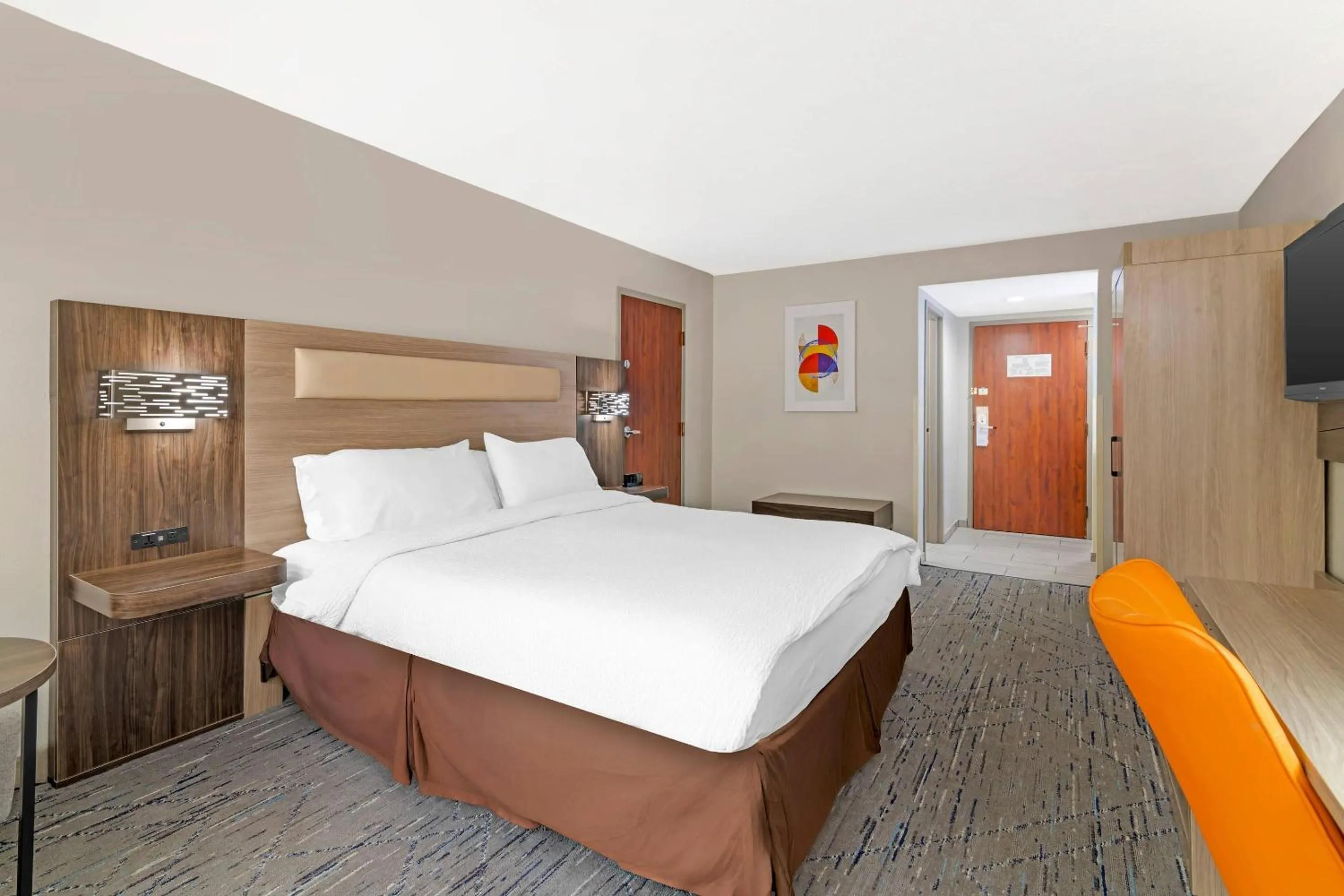 Bedroom, Bed in Keene Elm City Hotel, an Ascend Collection Hotel