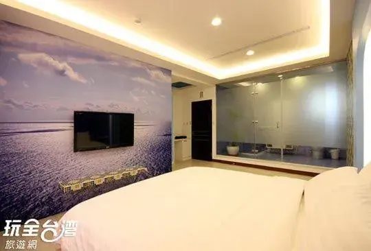 Bedroom, Bed in Flower Style B&B Bedroom, Bed in Flower Style B&B