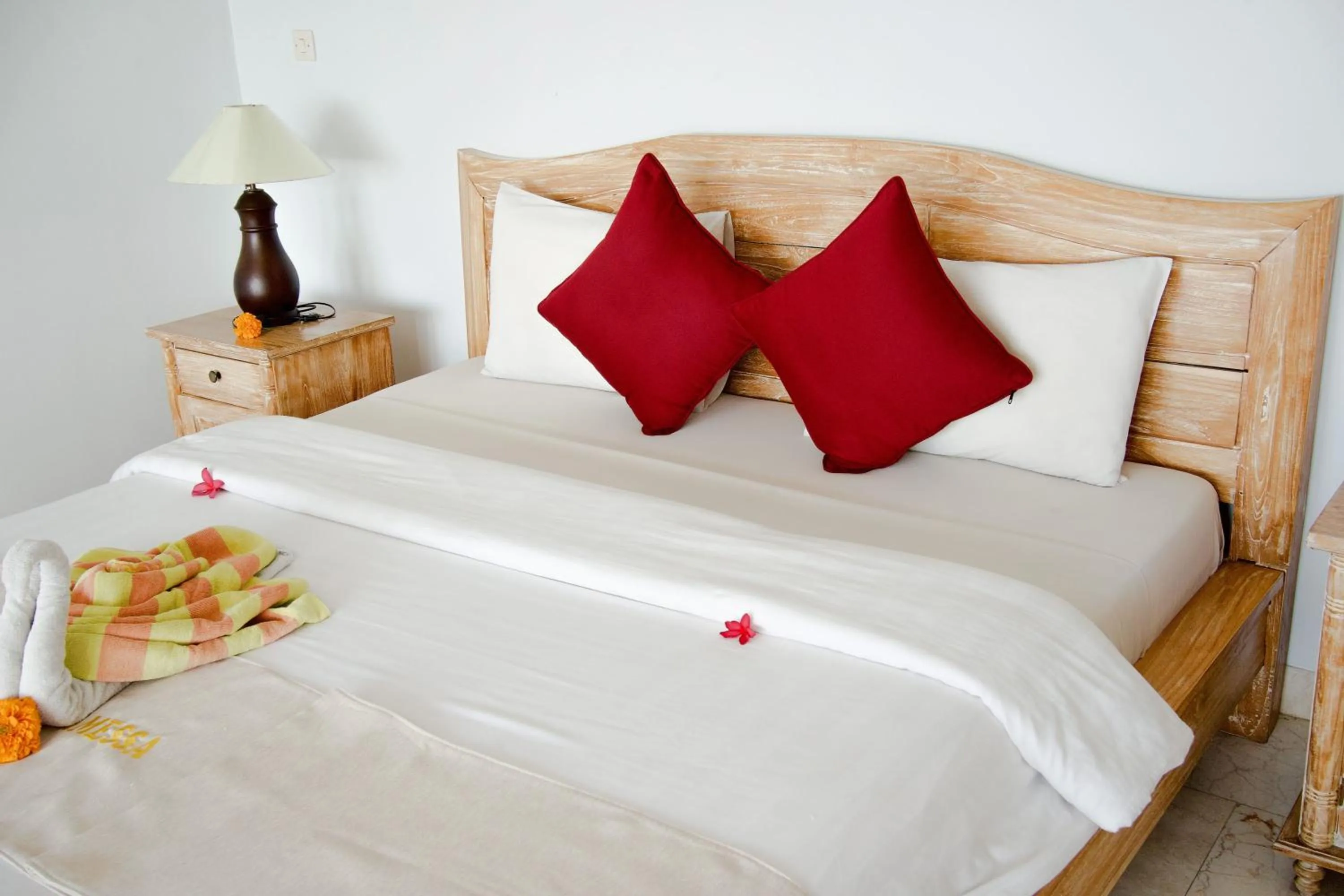 Bed in Alam Bali Beach Resort