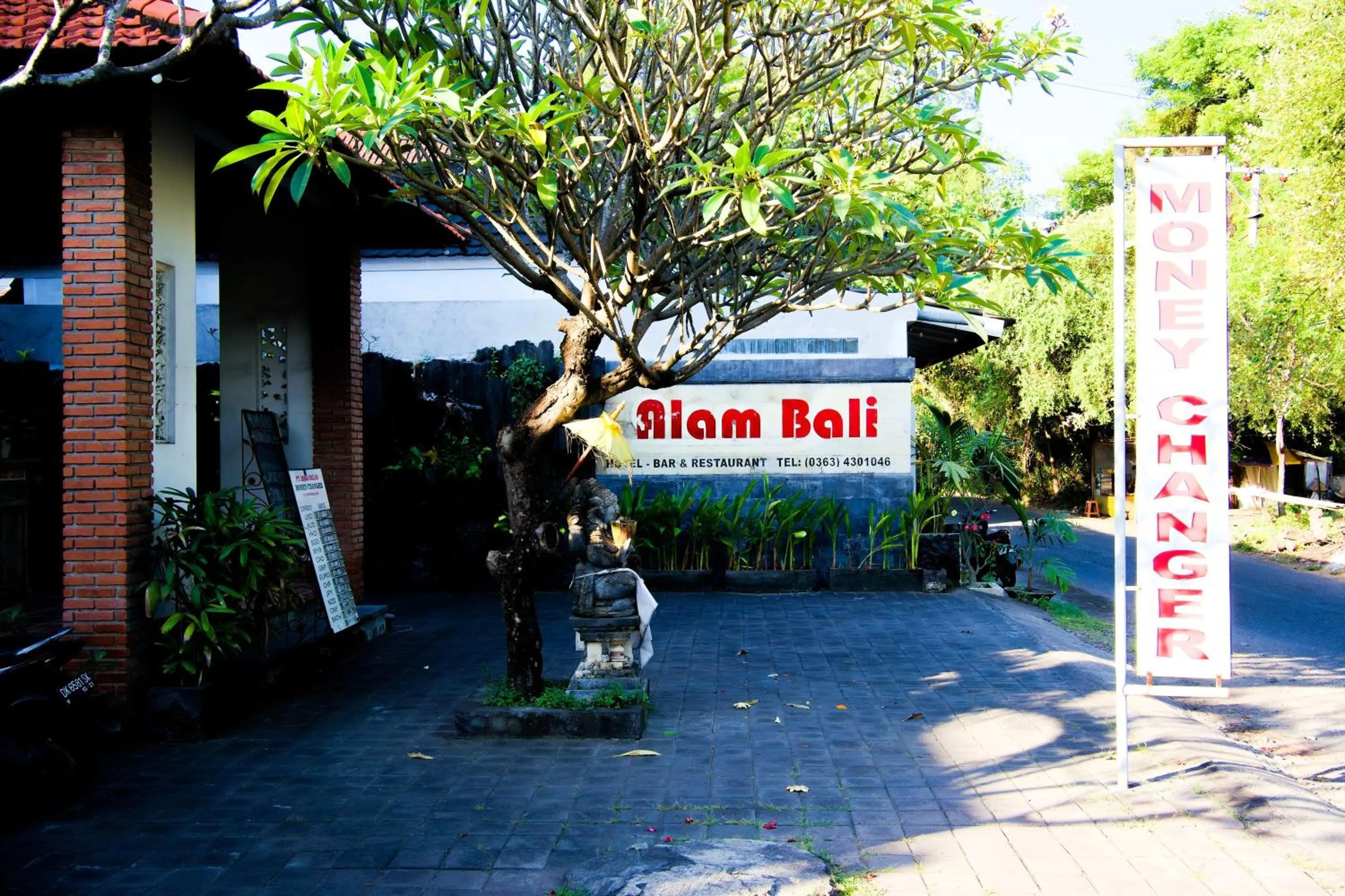 Facade/entrance in Alam Bali Beach Resort