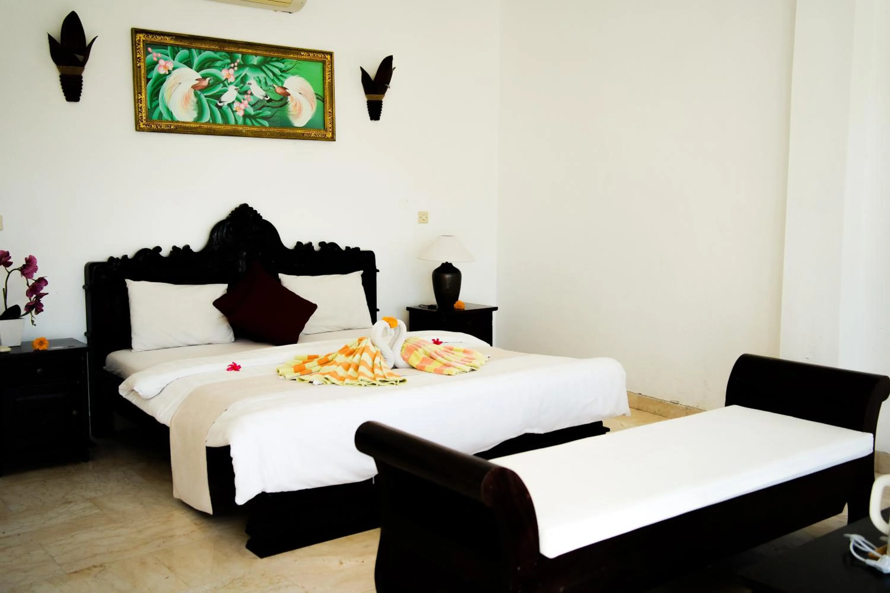 Bed in Alam Bali Beach Resort