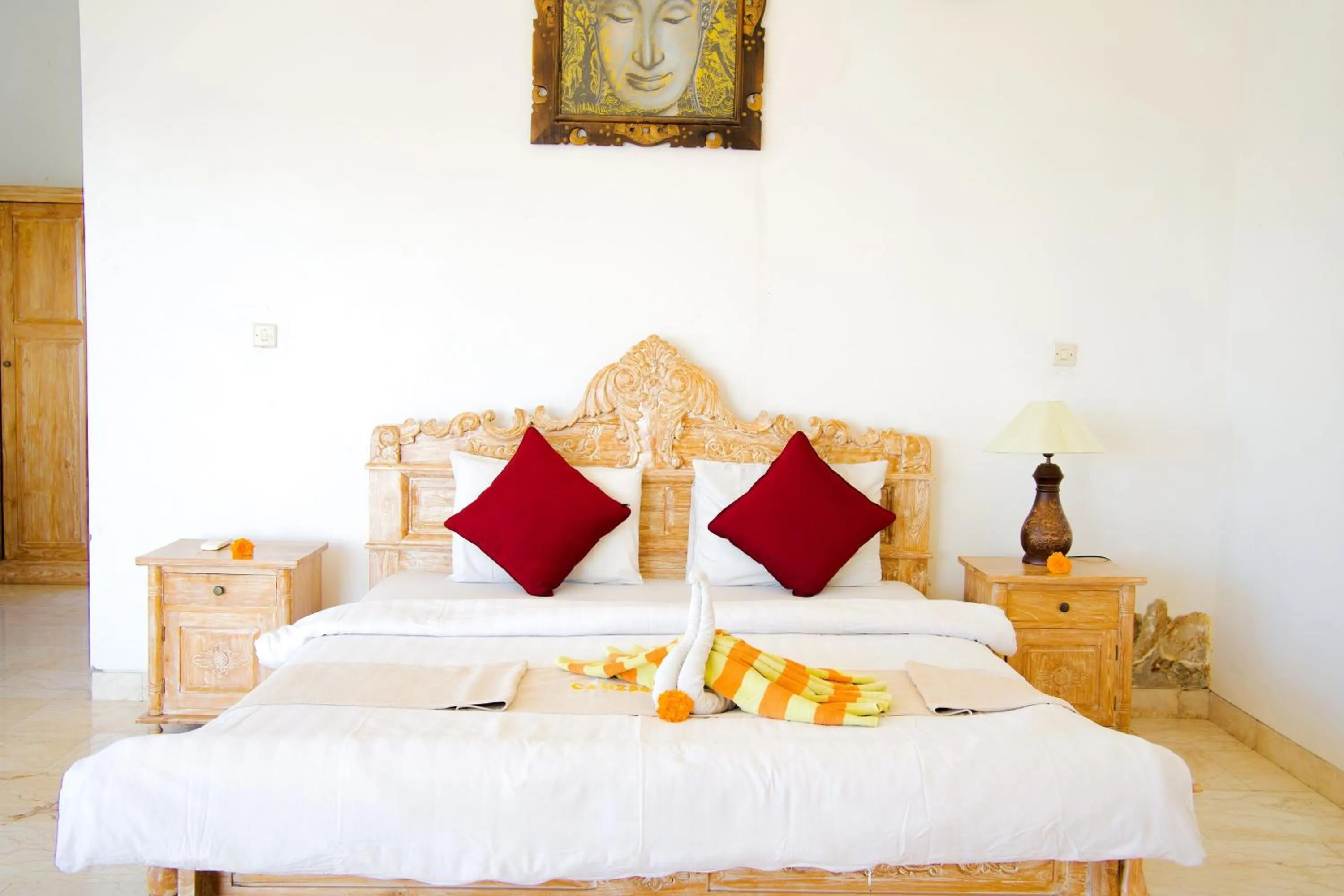 Bed in Alam Bali Beach Resort