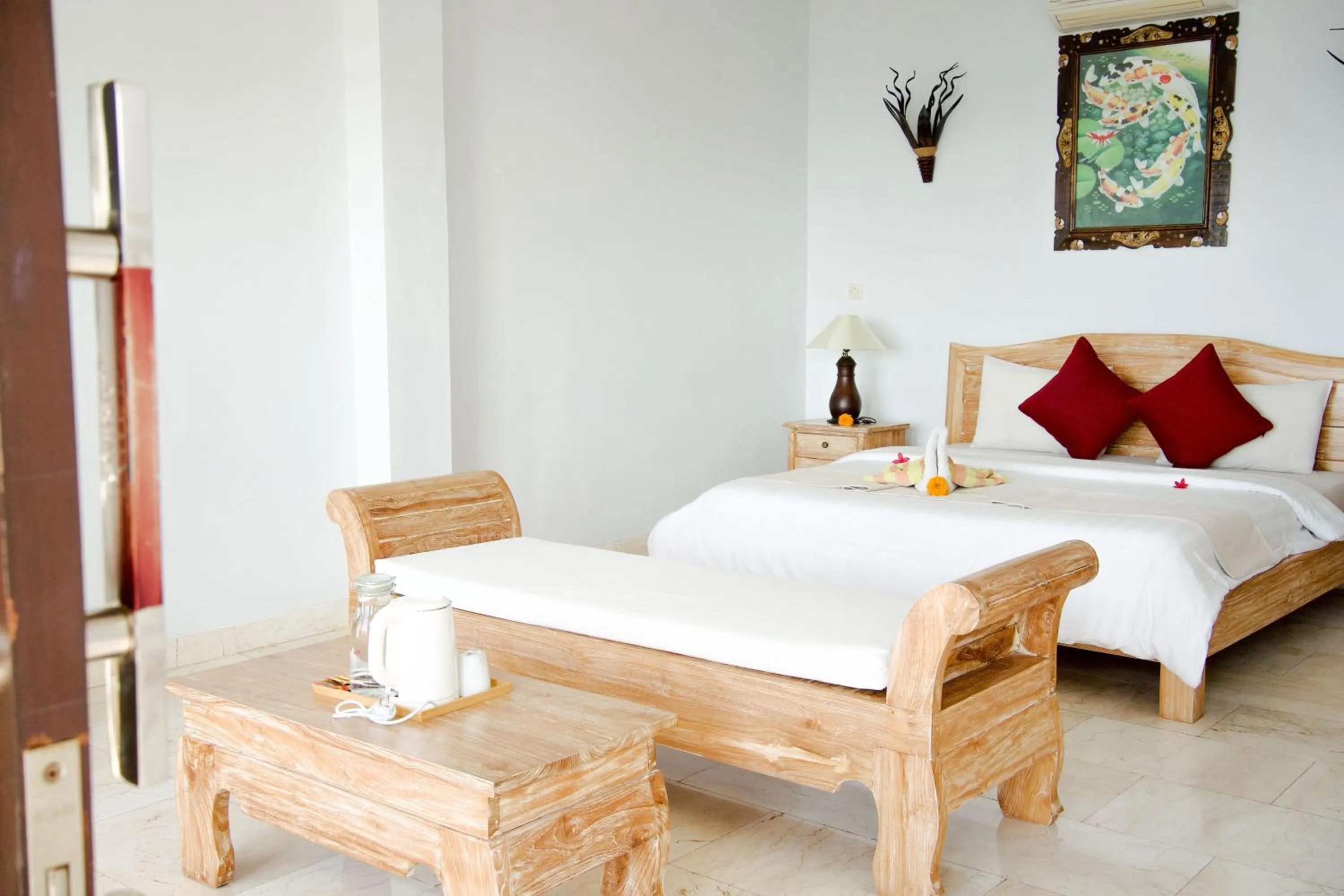 Bed in Alam Bali Beach Resort