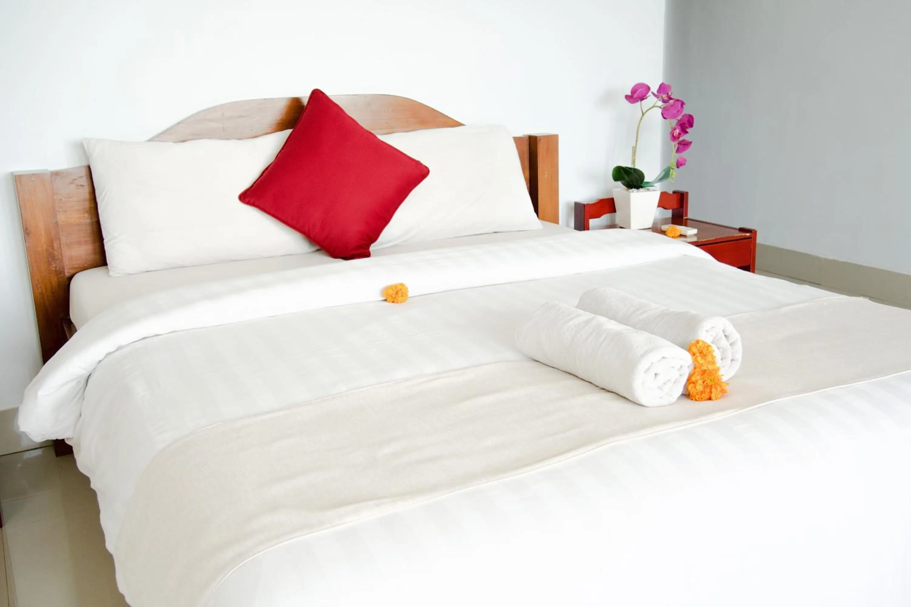 Bed in Alam Bali Beach Resort