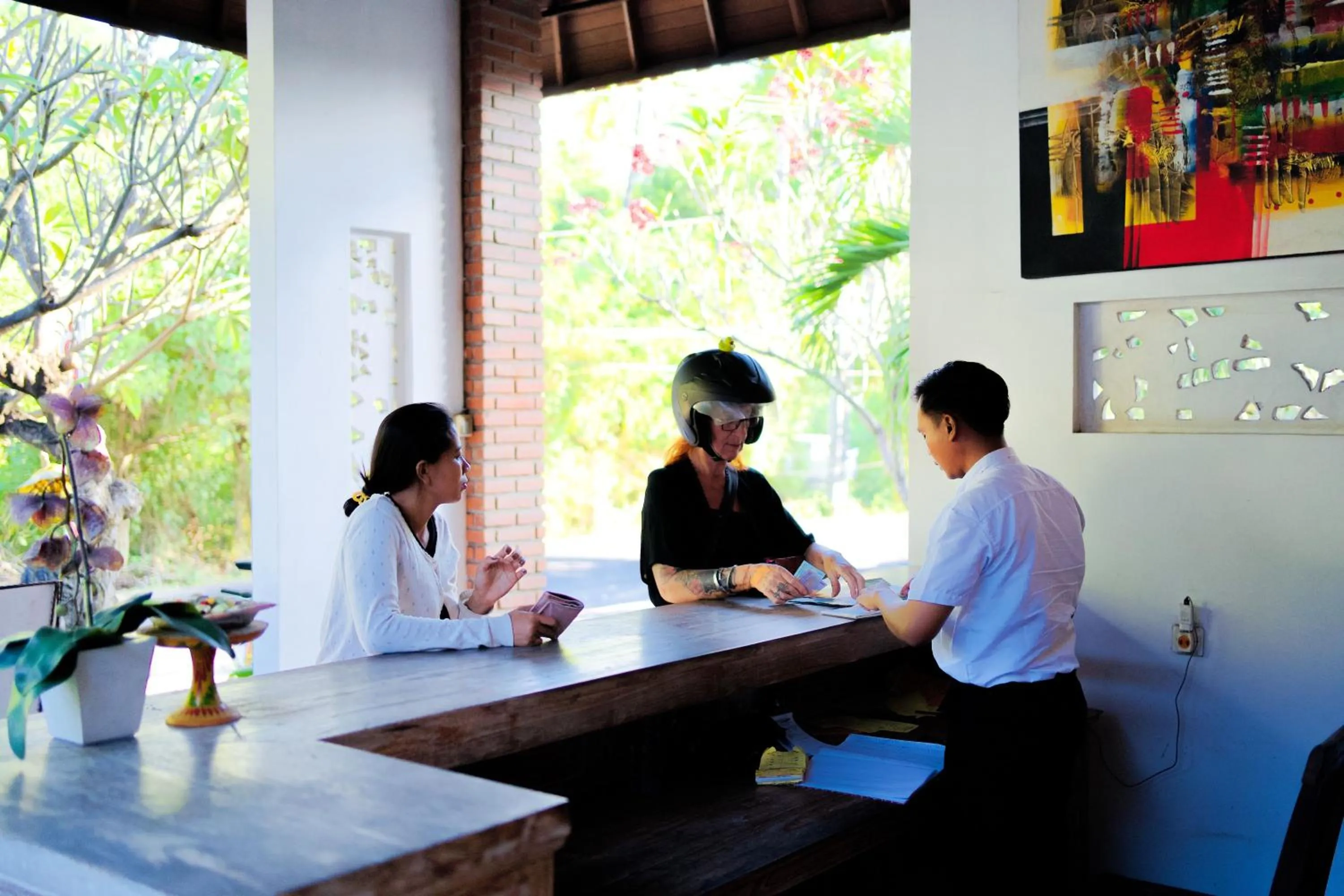 currency exchange in Alam Bali Beach Resort