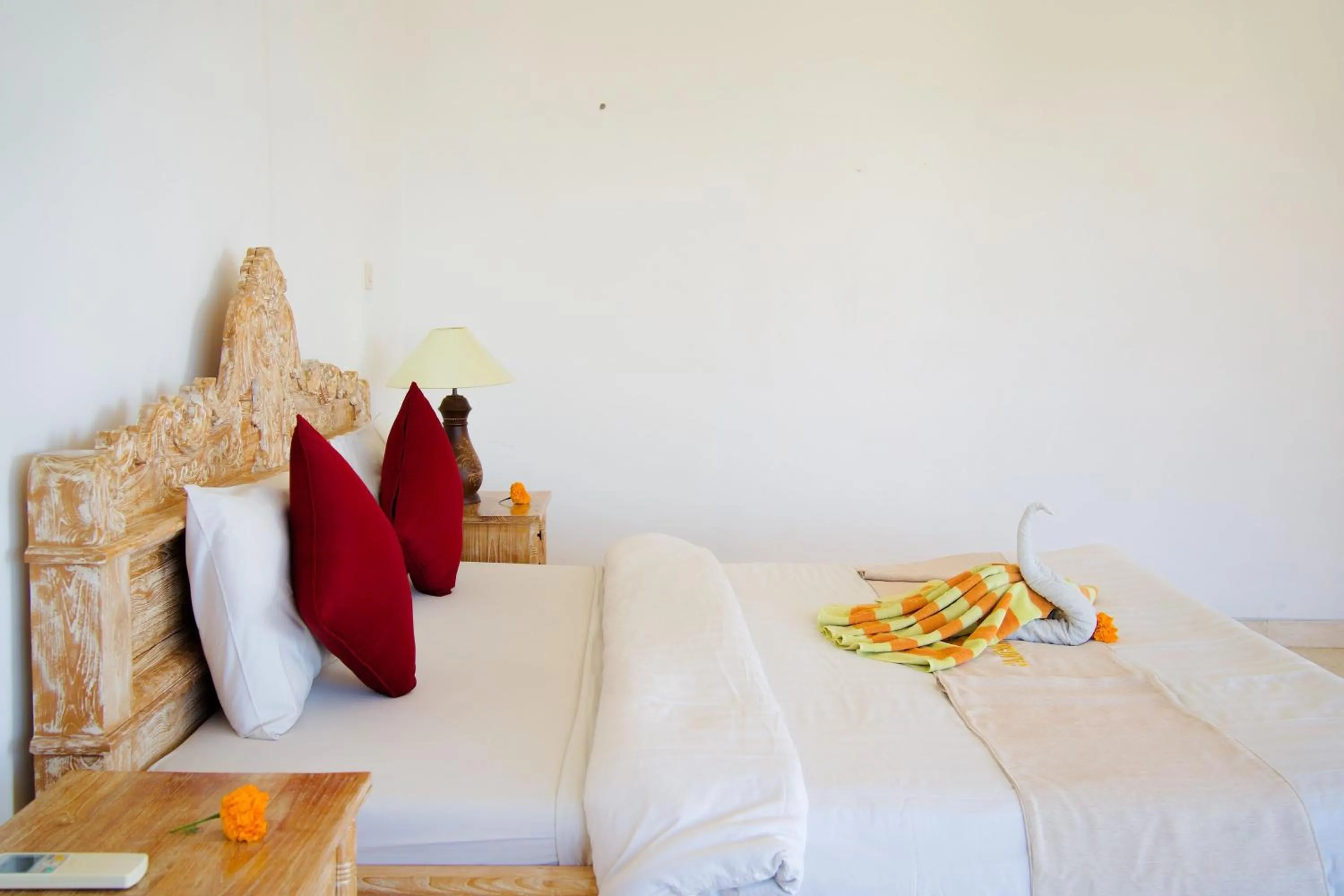 Bed in Alam Bali Beach Resort