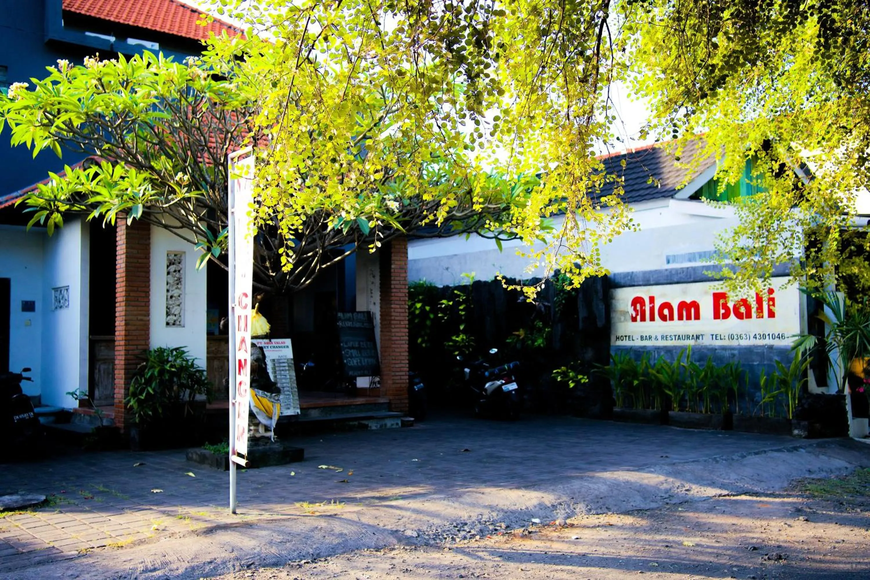 Facade/entrance in Alam Bali Beach Resort