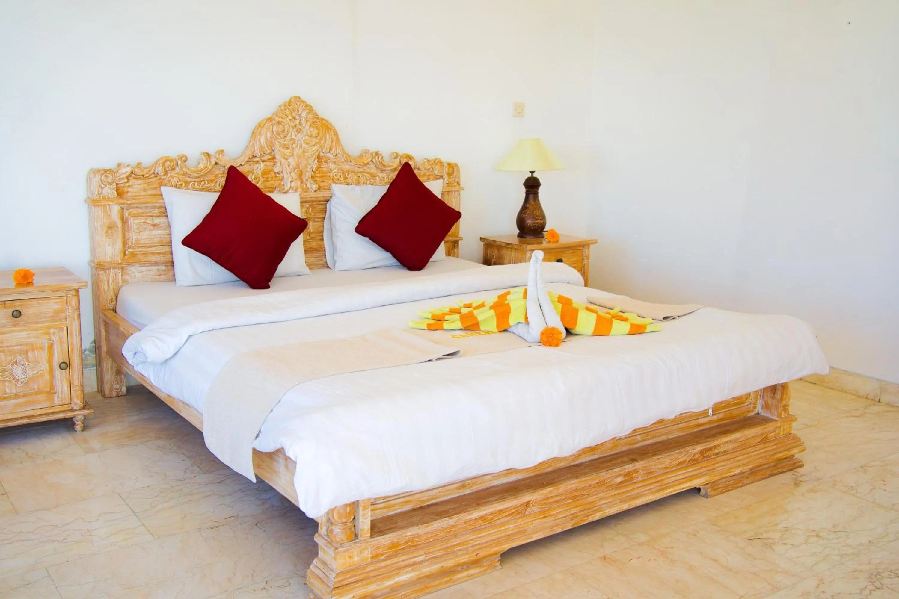 Bed in Alam Bali Beach Resort