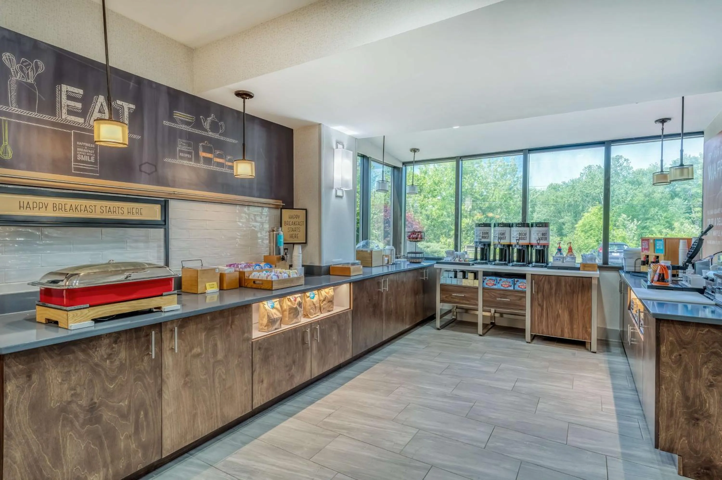 Breakfast in Hampton Inn New Philadelphia