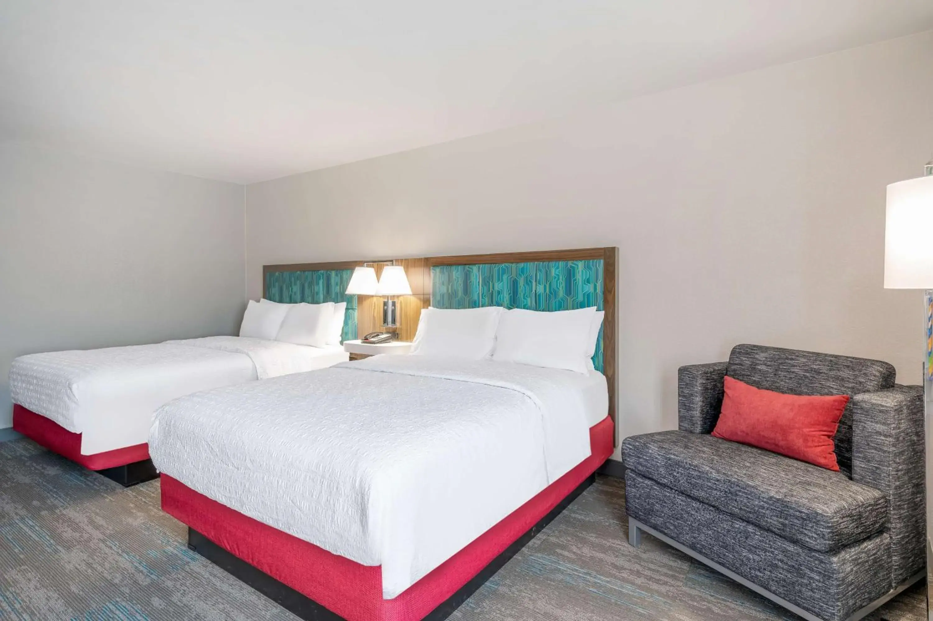 Queen Room with Two Queen Beds - Hearing Access/Non-Smoking in Hampton Inn New Philadelphia Queen Room with Two Queen Beds - Hearing Access/Non-Smoking in Hampton Inn New Philadelphia