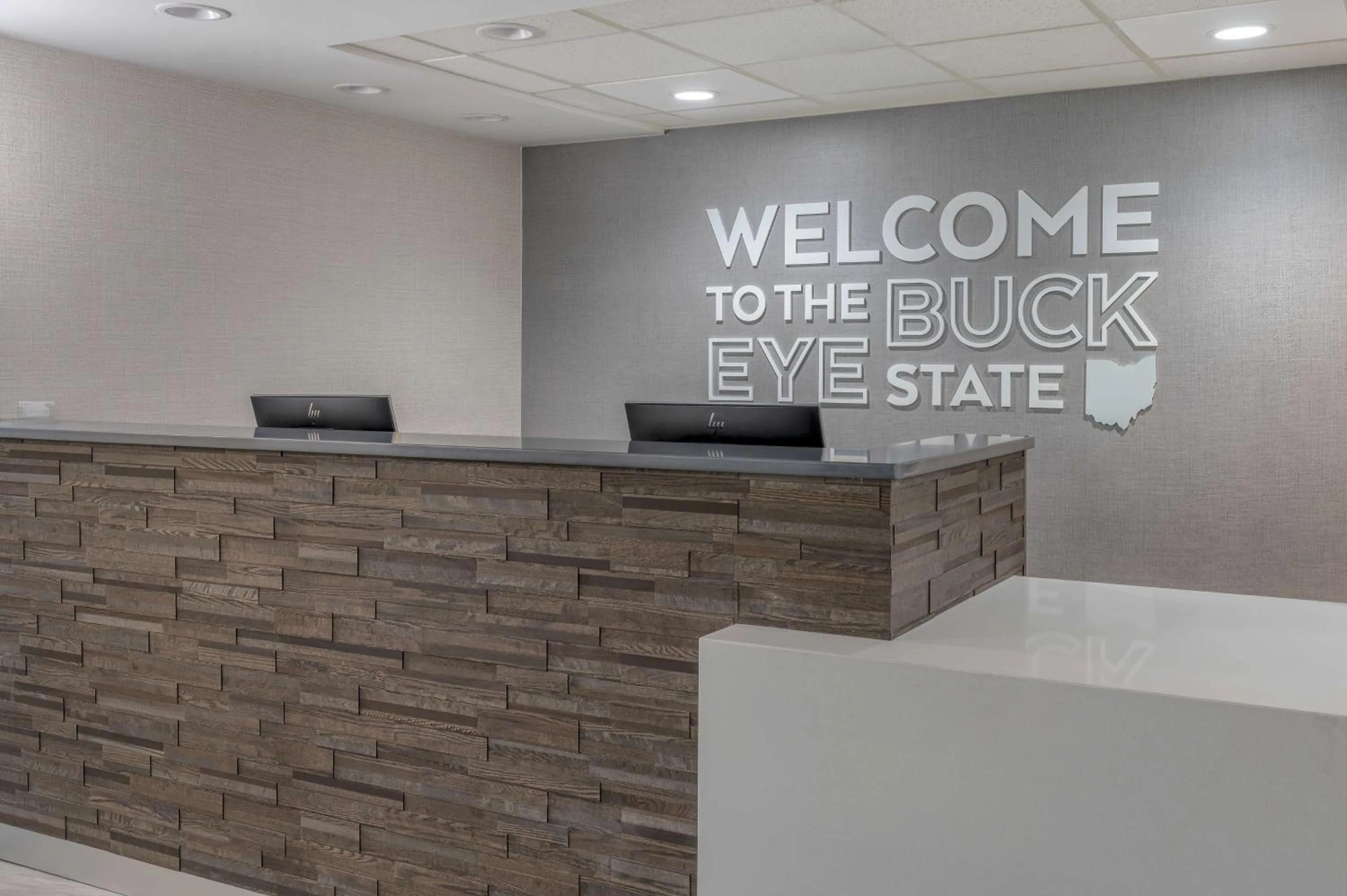 Lobby or reception in Hampton Inn New Philadelphia