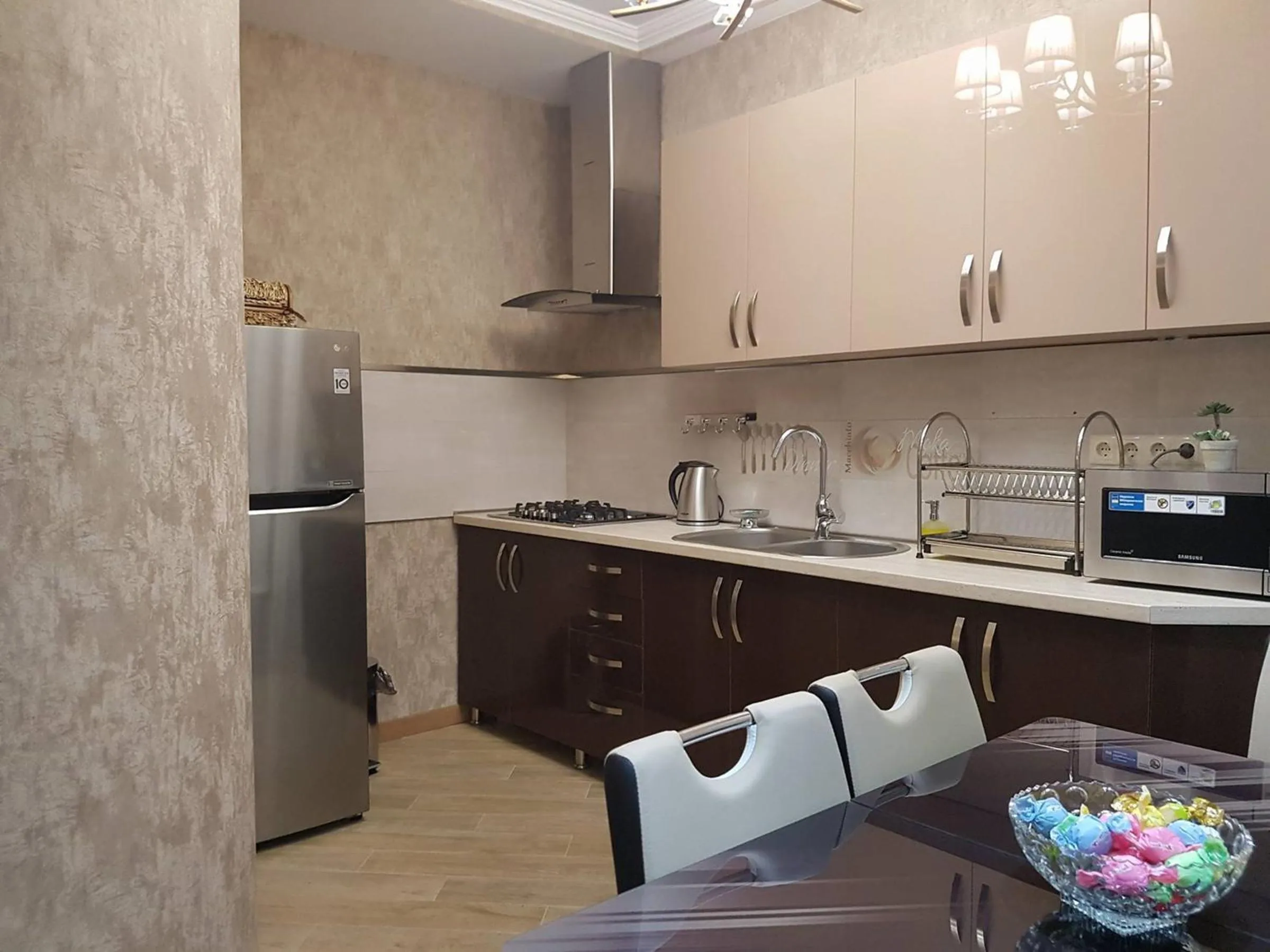 Kitchen or kitchenette in Dat Exx Apartments