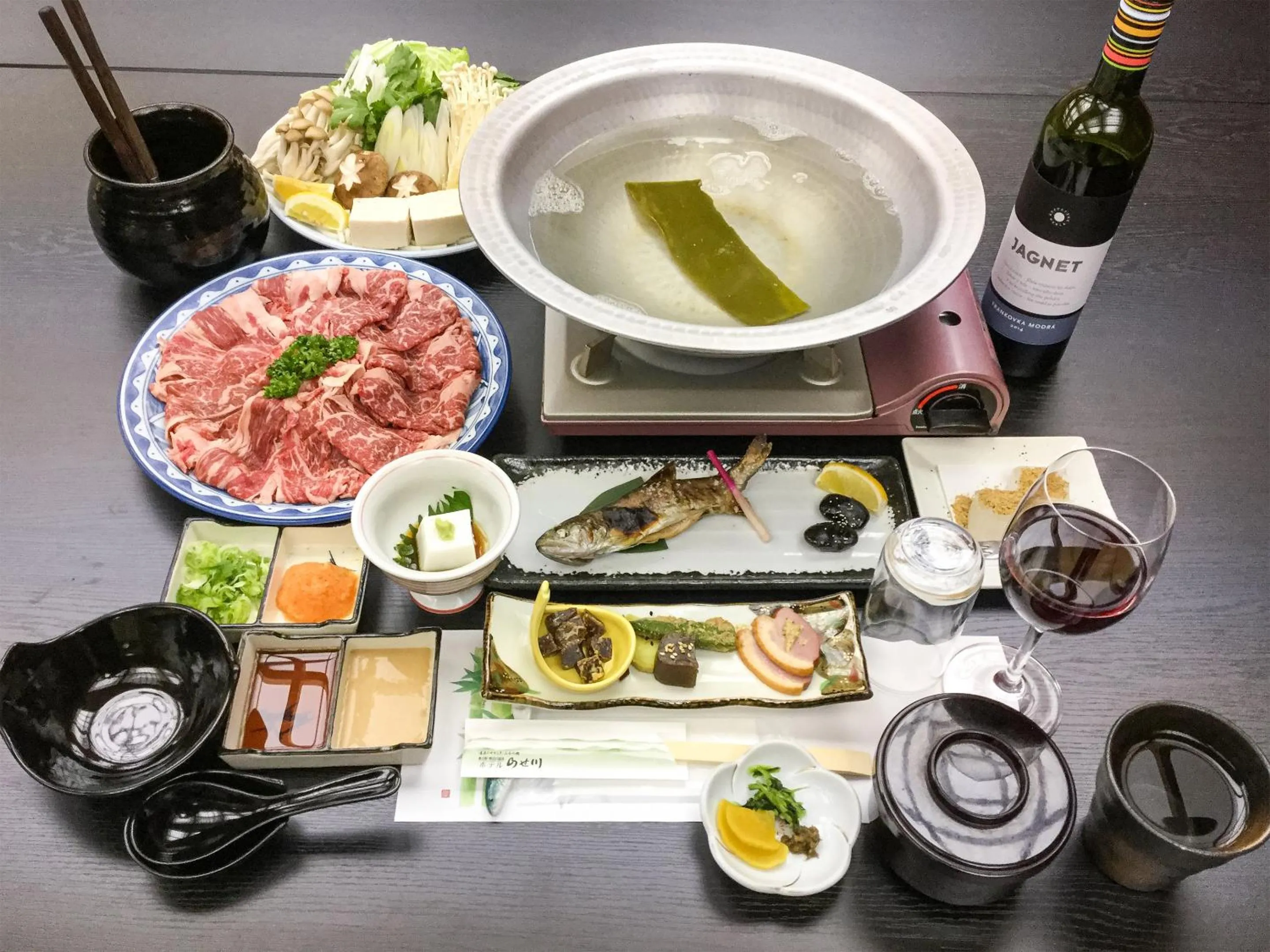 Dinner in Hotel Nosegawa