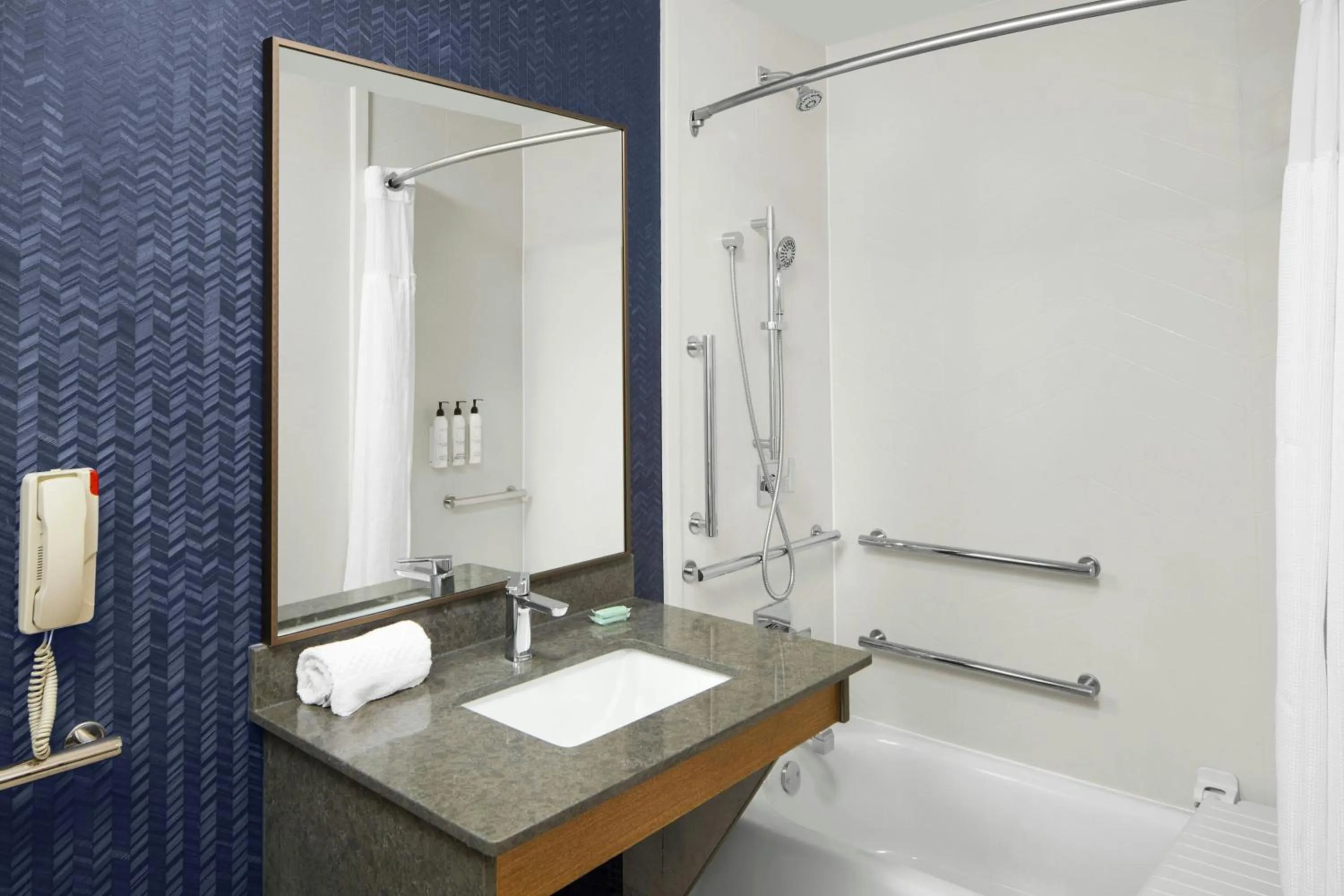Bathroom in Fairfield Inn and Suites by Marriott South Boston