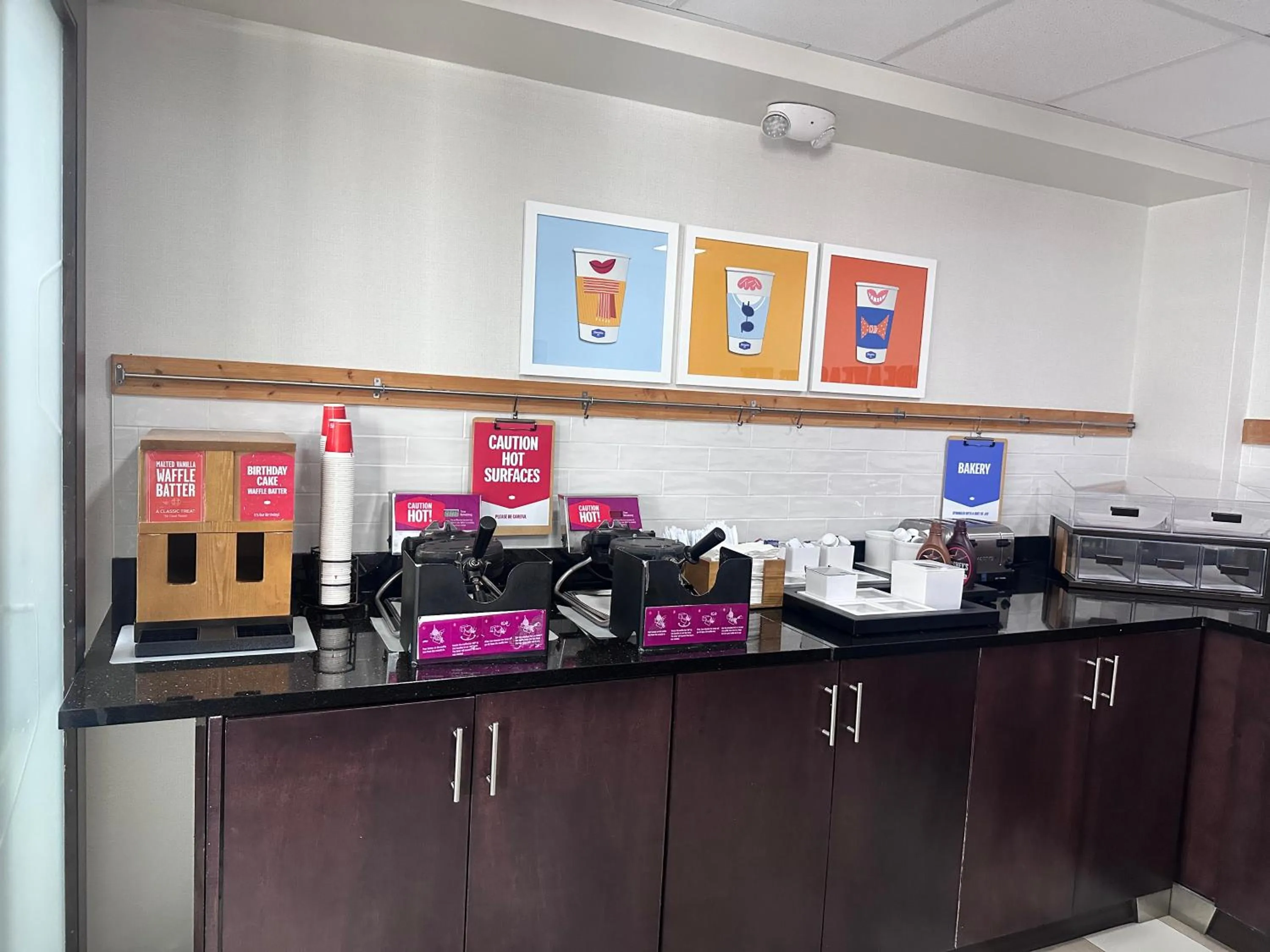 Breakfast in Hampton Inn Waycross