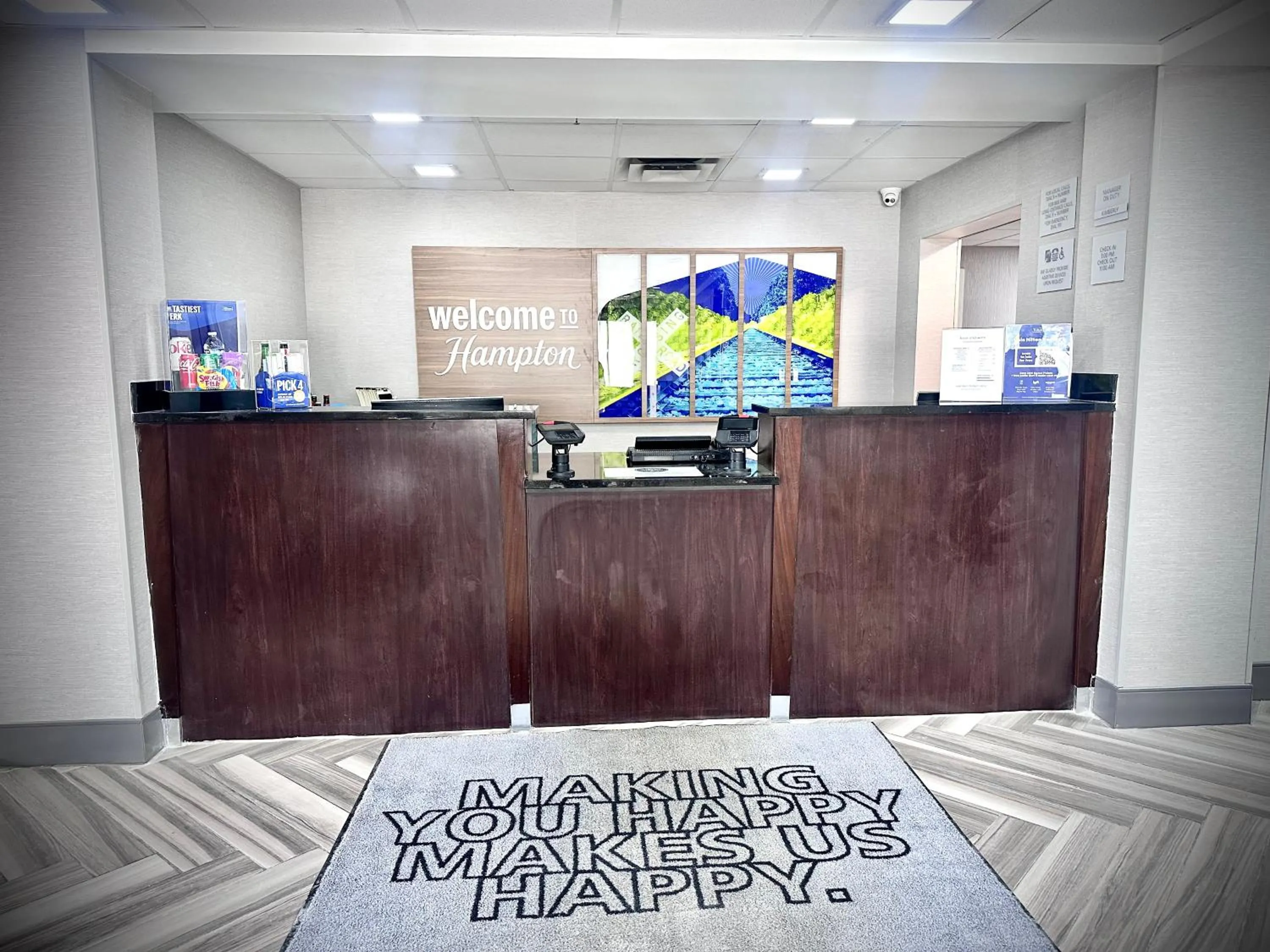 Lobby or reception in Hampton Inn Waycross