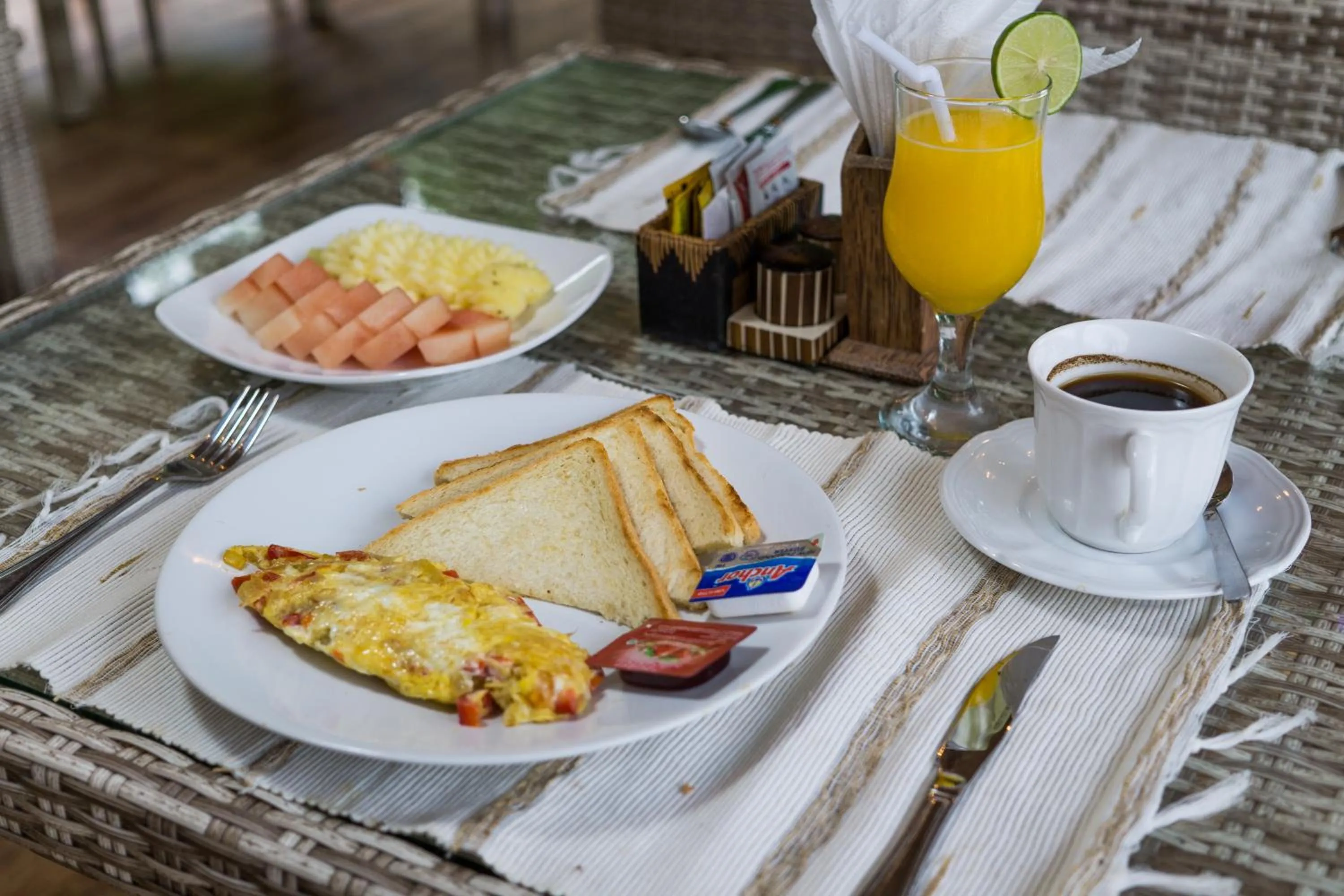 Breakfast in Sunset Cave Villas Lembongan
