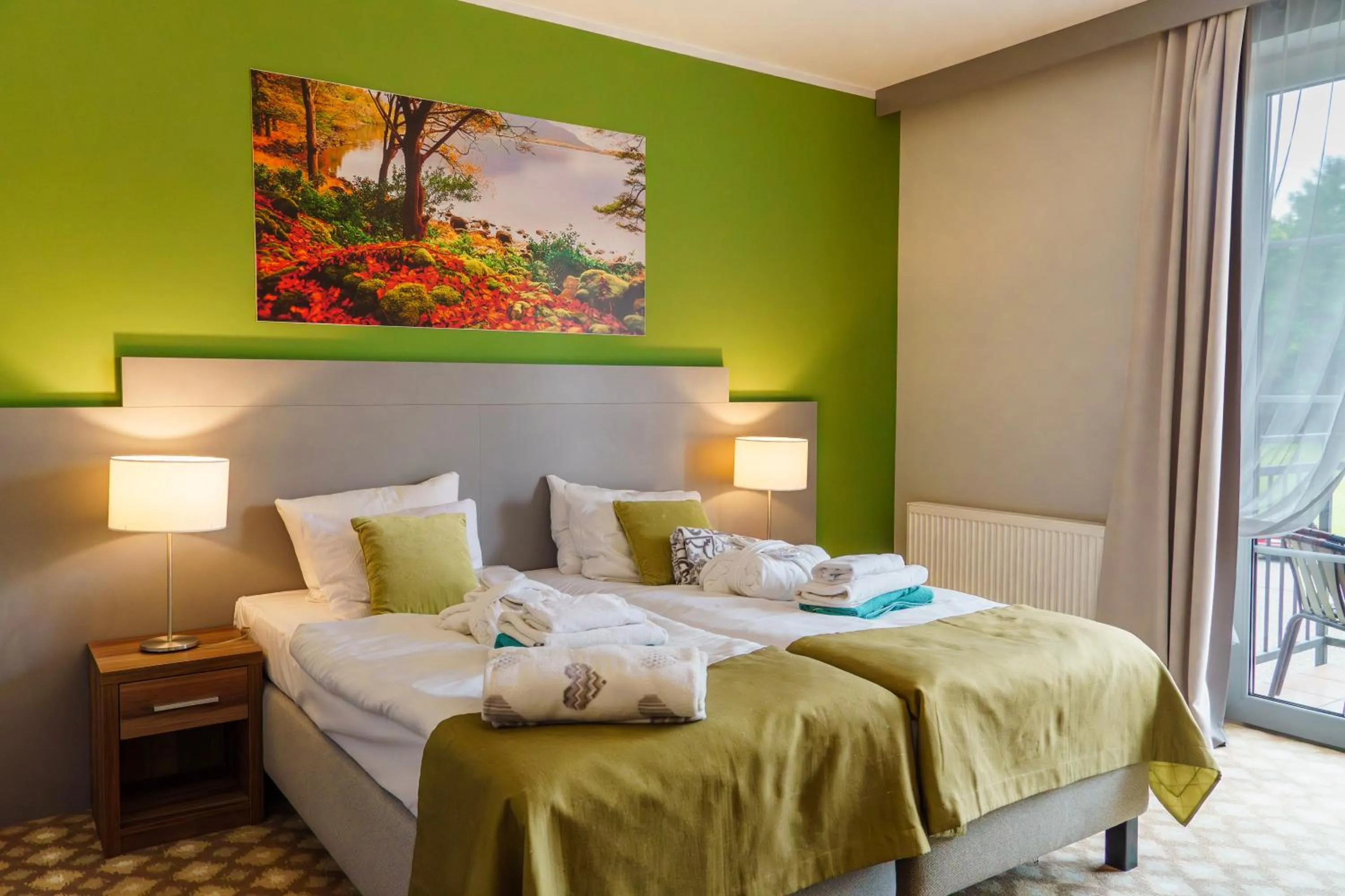 Bed in Hotel Nowy Zdrój - Centrum Zdrowia i Wypoczynku