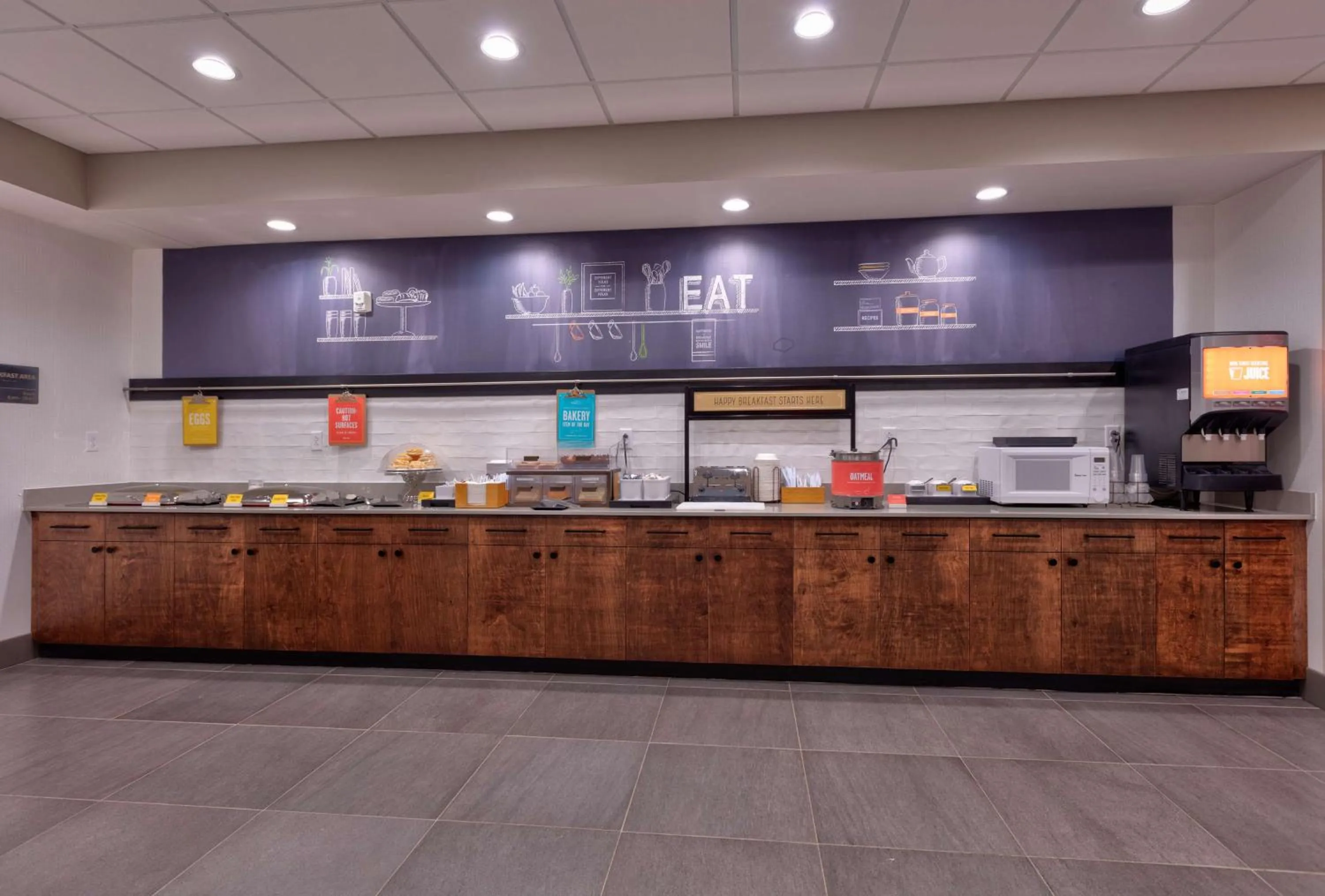 Breakfast in Hampton Inn Norfolk