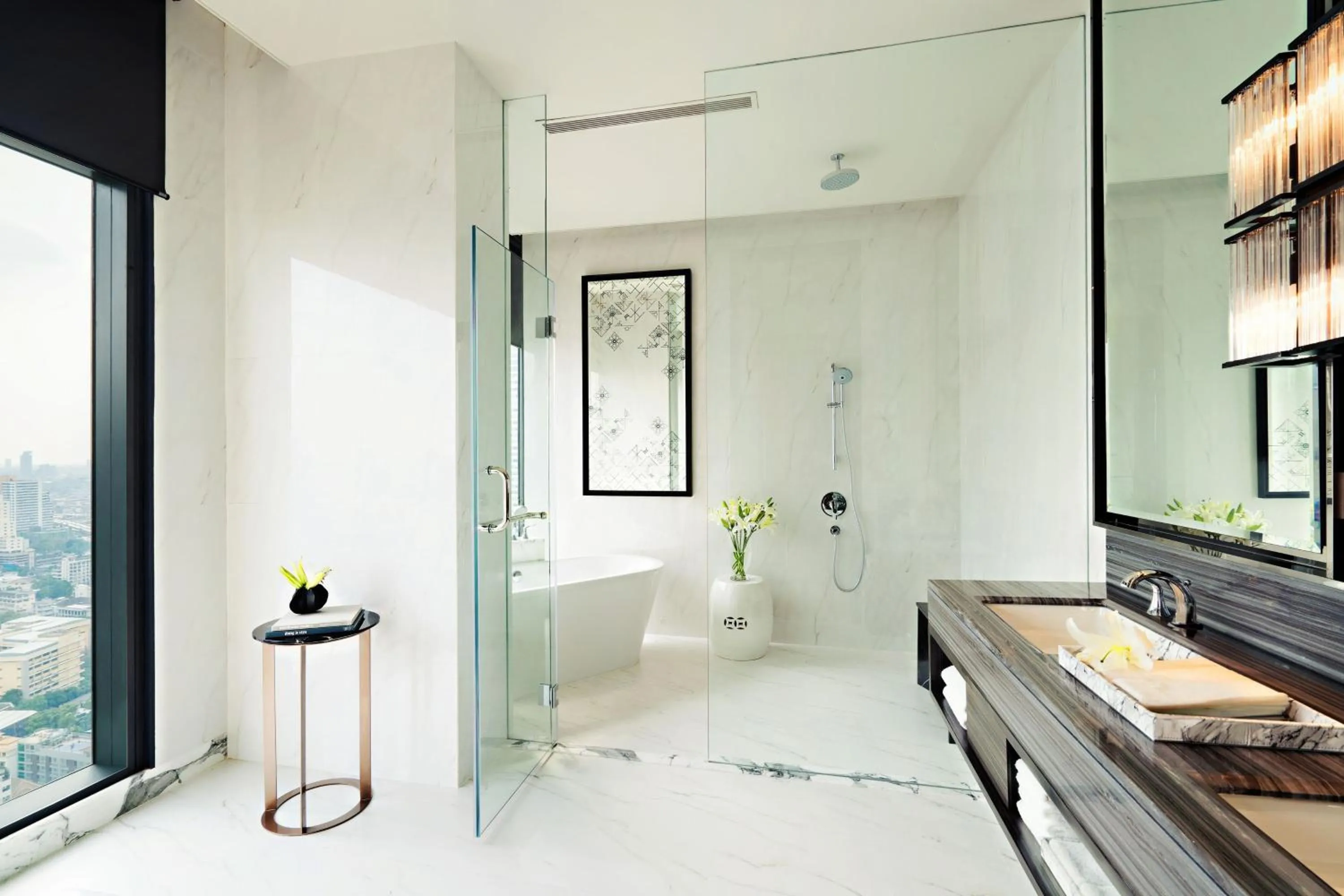 Bathroom in Bangkok Marriott Marquis Queens Park