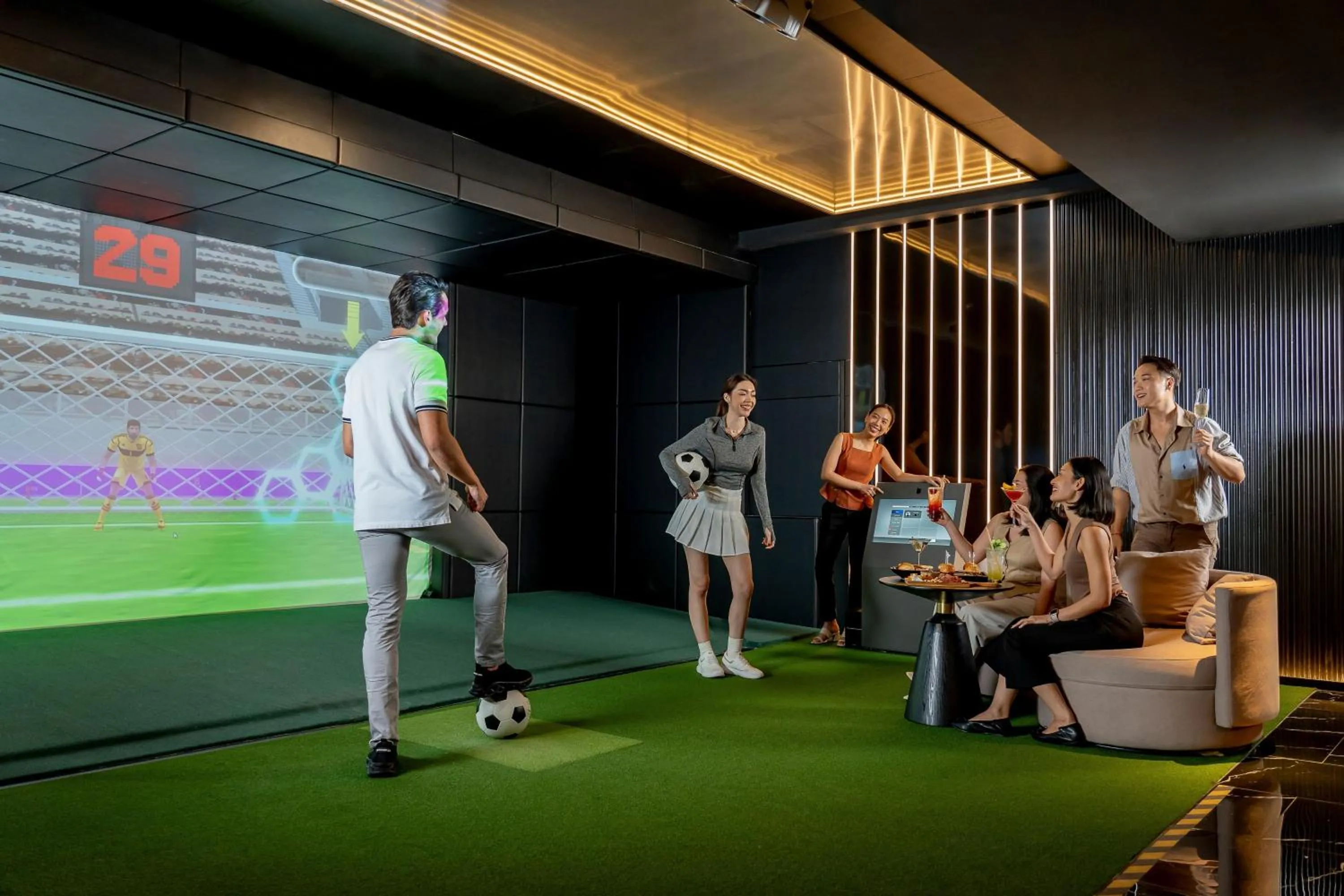 Lounge or bar in Bangkok Marriott Marquis Queens Park