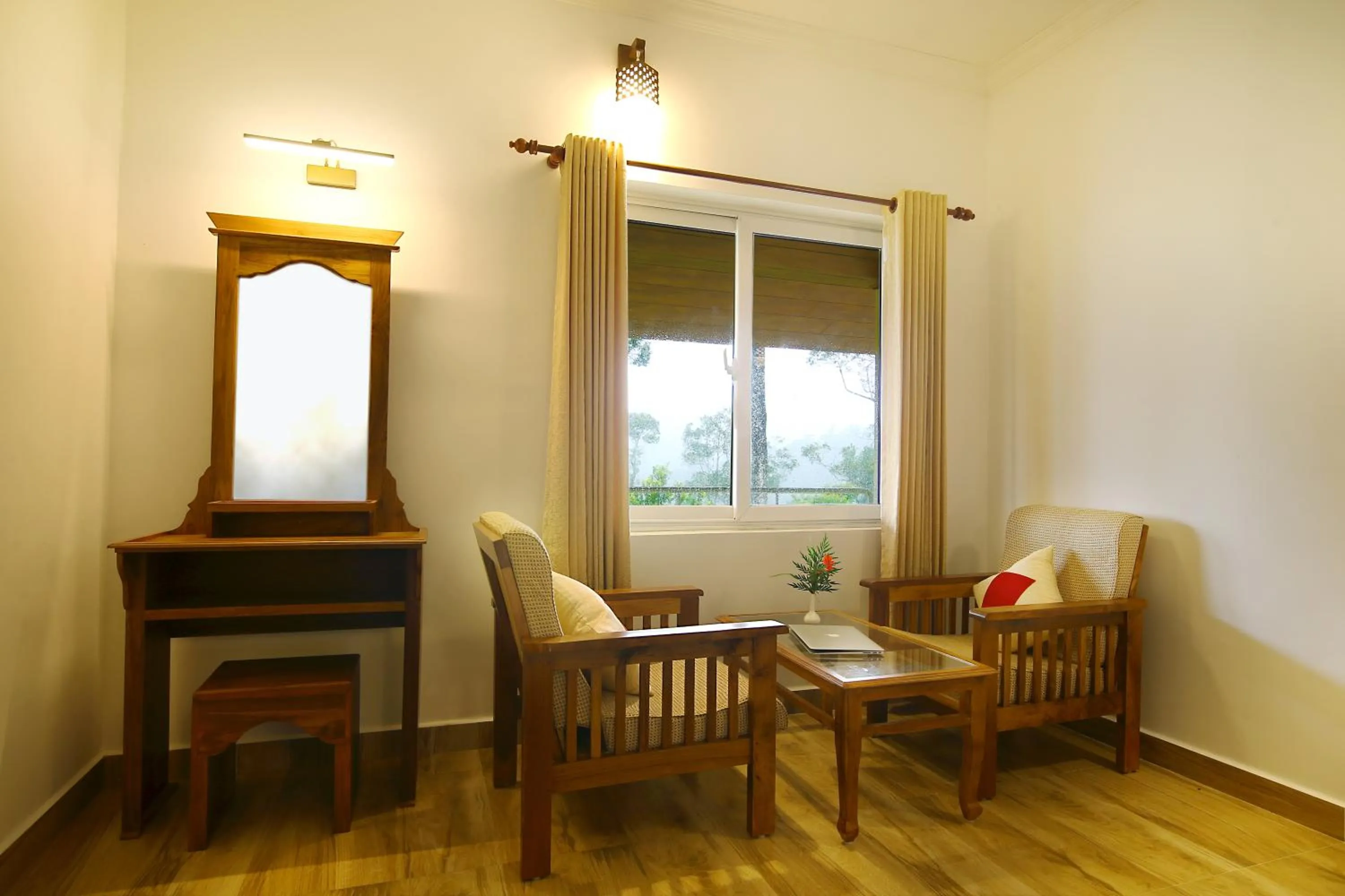 Living room in Dew Drops Farm Resorts