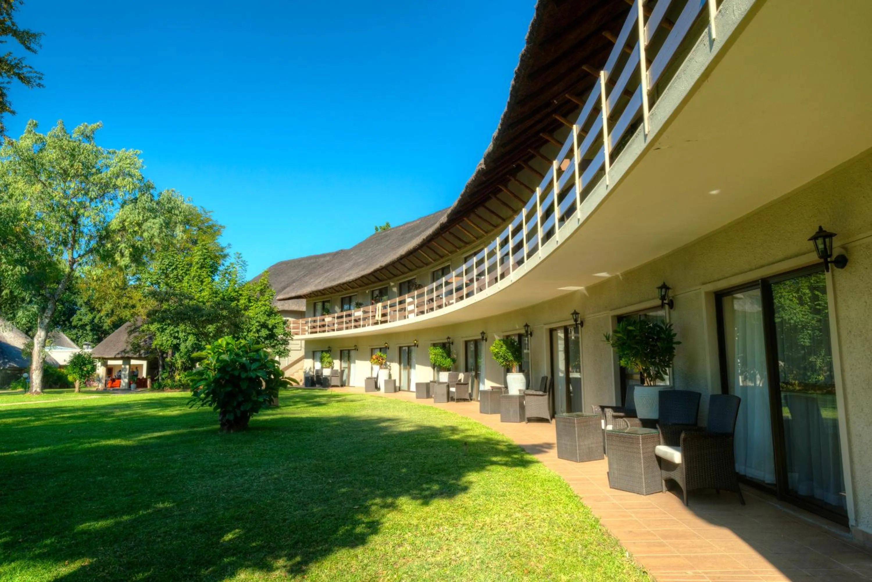 Garden in Azambezi River Lodge