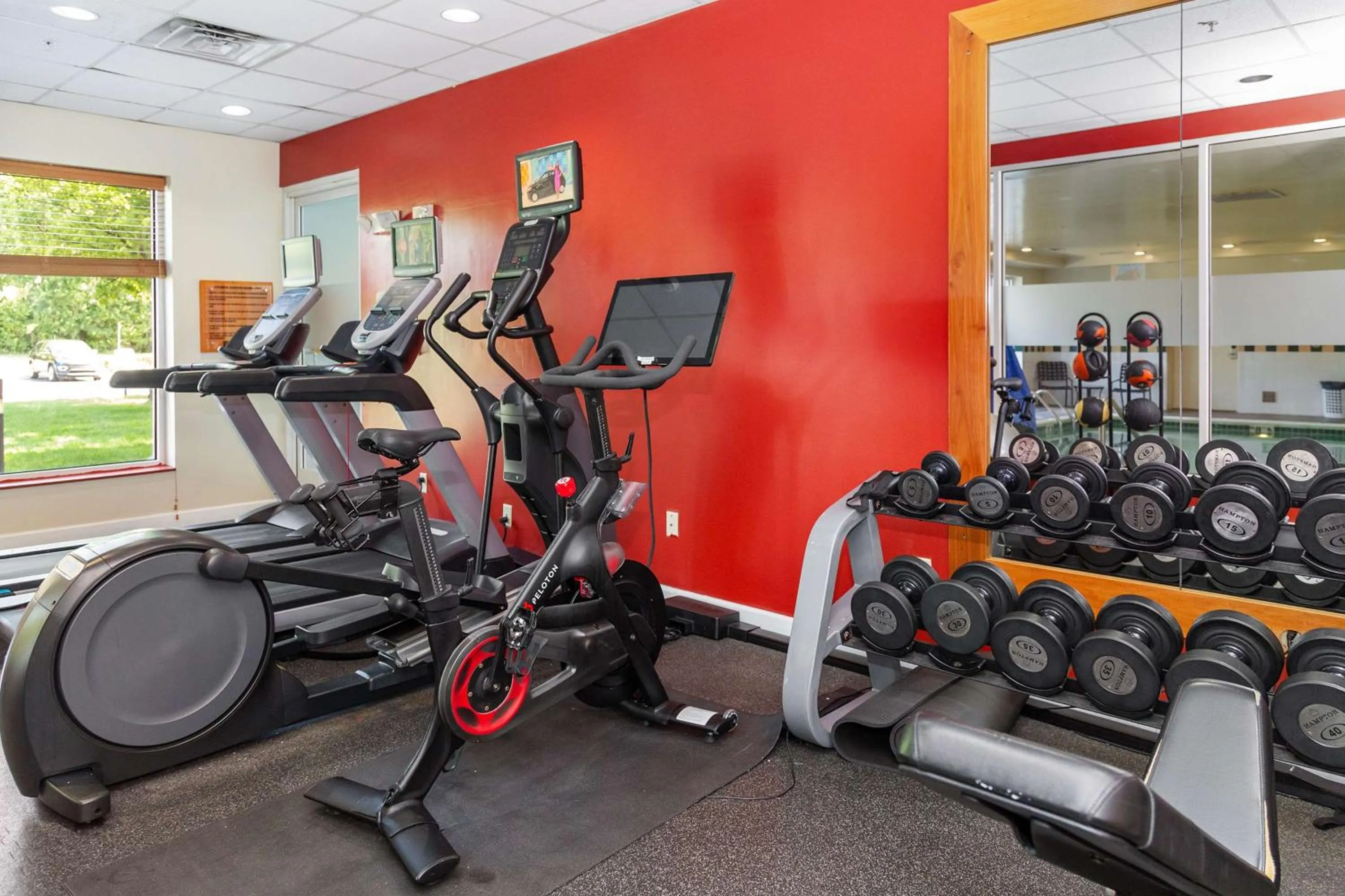 Fitness centre/facilities in Hilton Garden Inn Plymouth