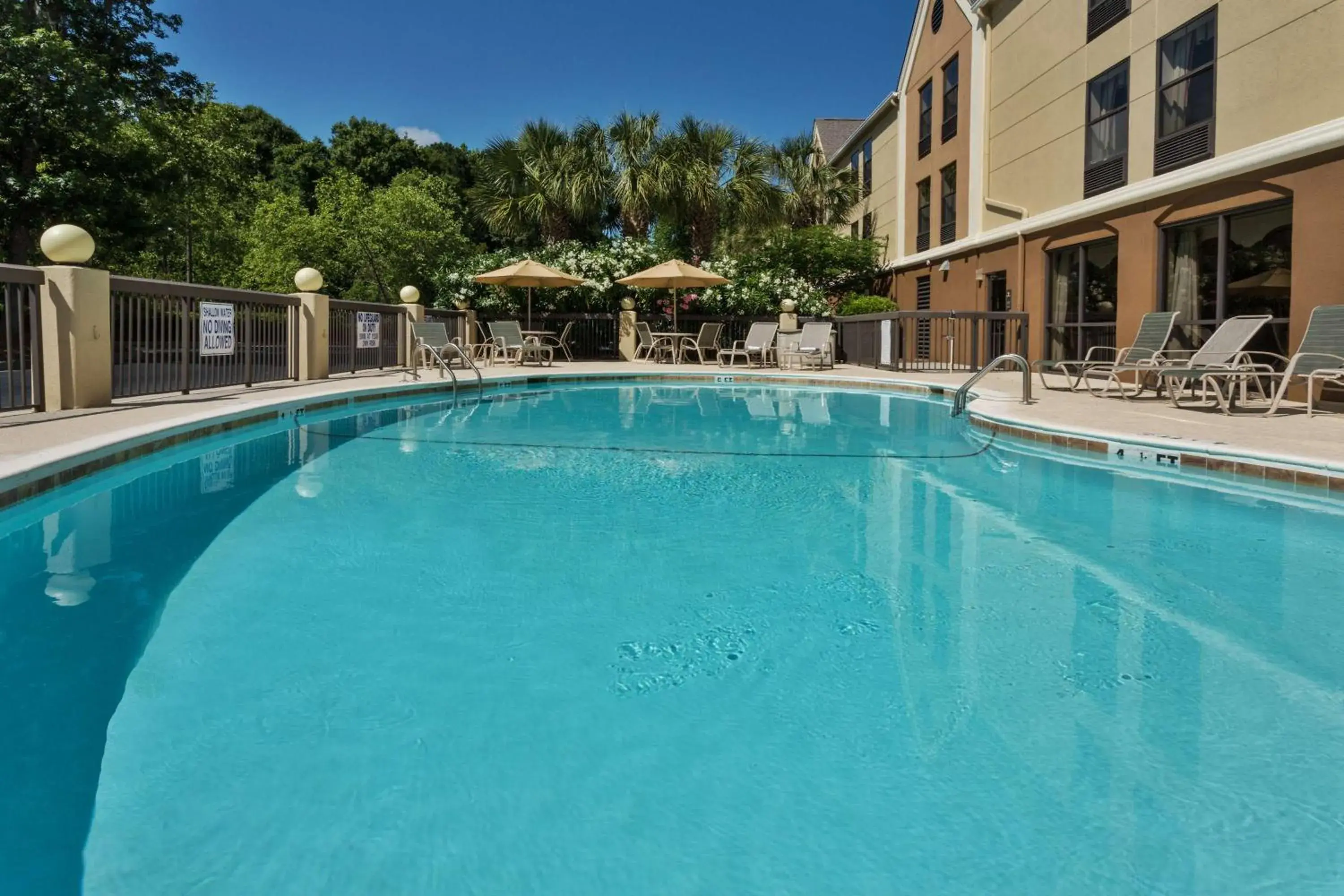 Pool view in Hampton Inn Pawleys Island Pool view in Hampton Inn Pawleys Island