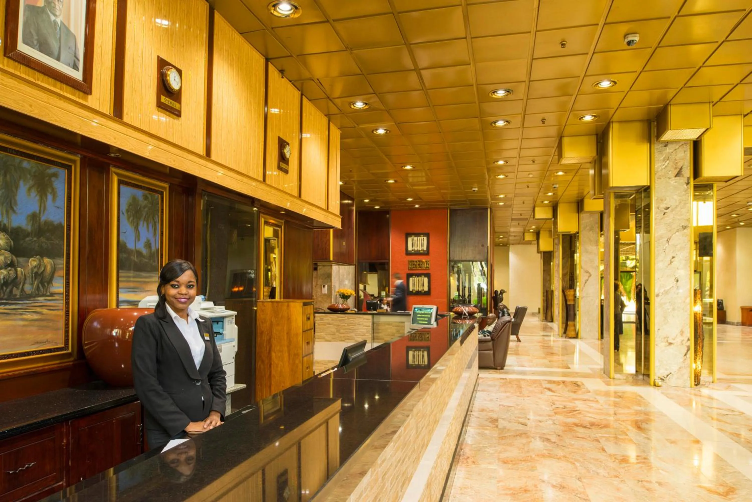 Lobby or reception in Rainbow Towers Hotel & Conference Centre