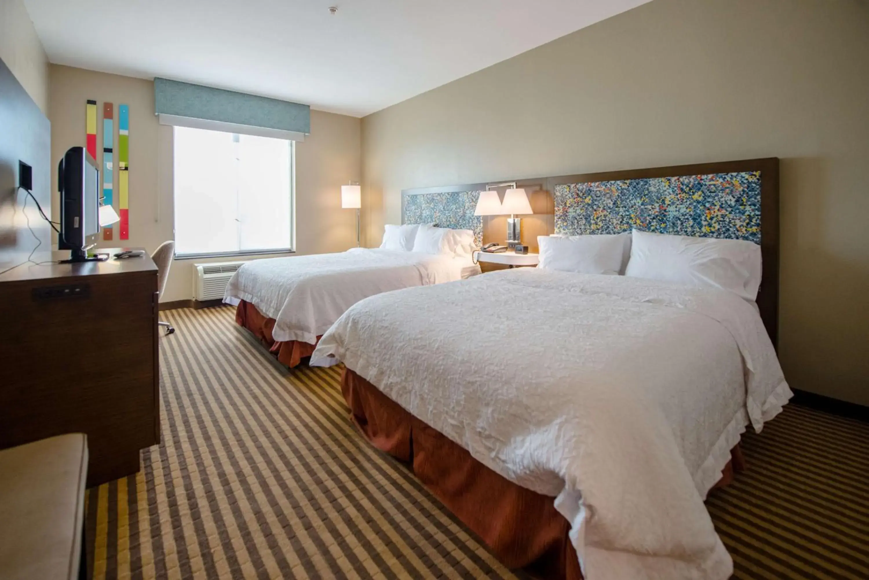 Bed in Hampton Inn & Suites Port Arthur Bed in Hampton Inn & Suites Port Arthur