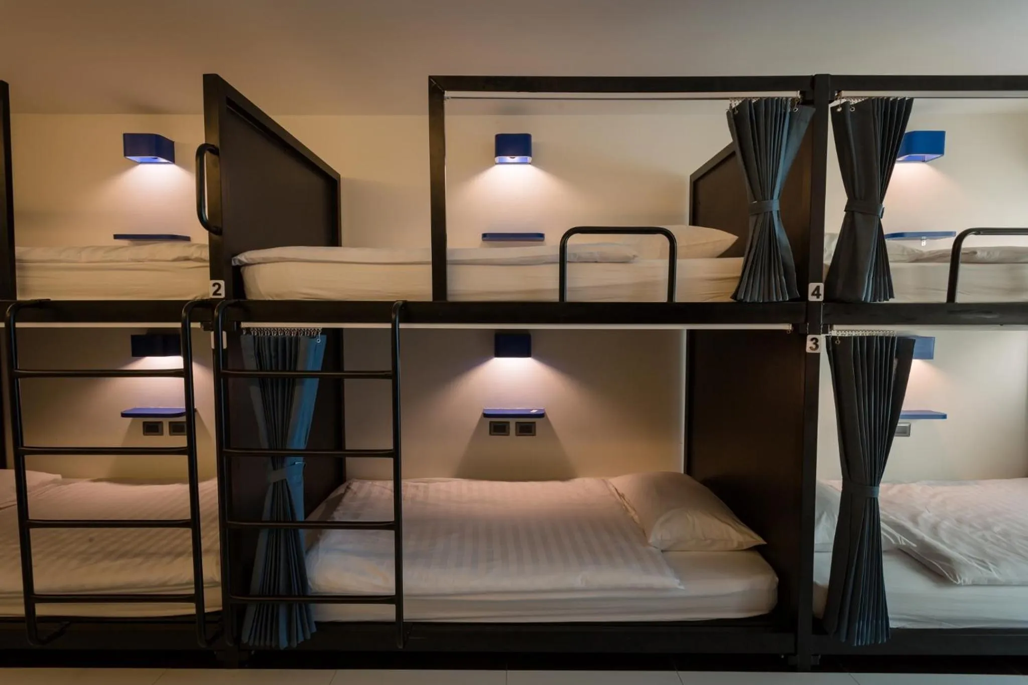 Bed in BearPacker Patong Hostel