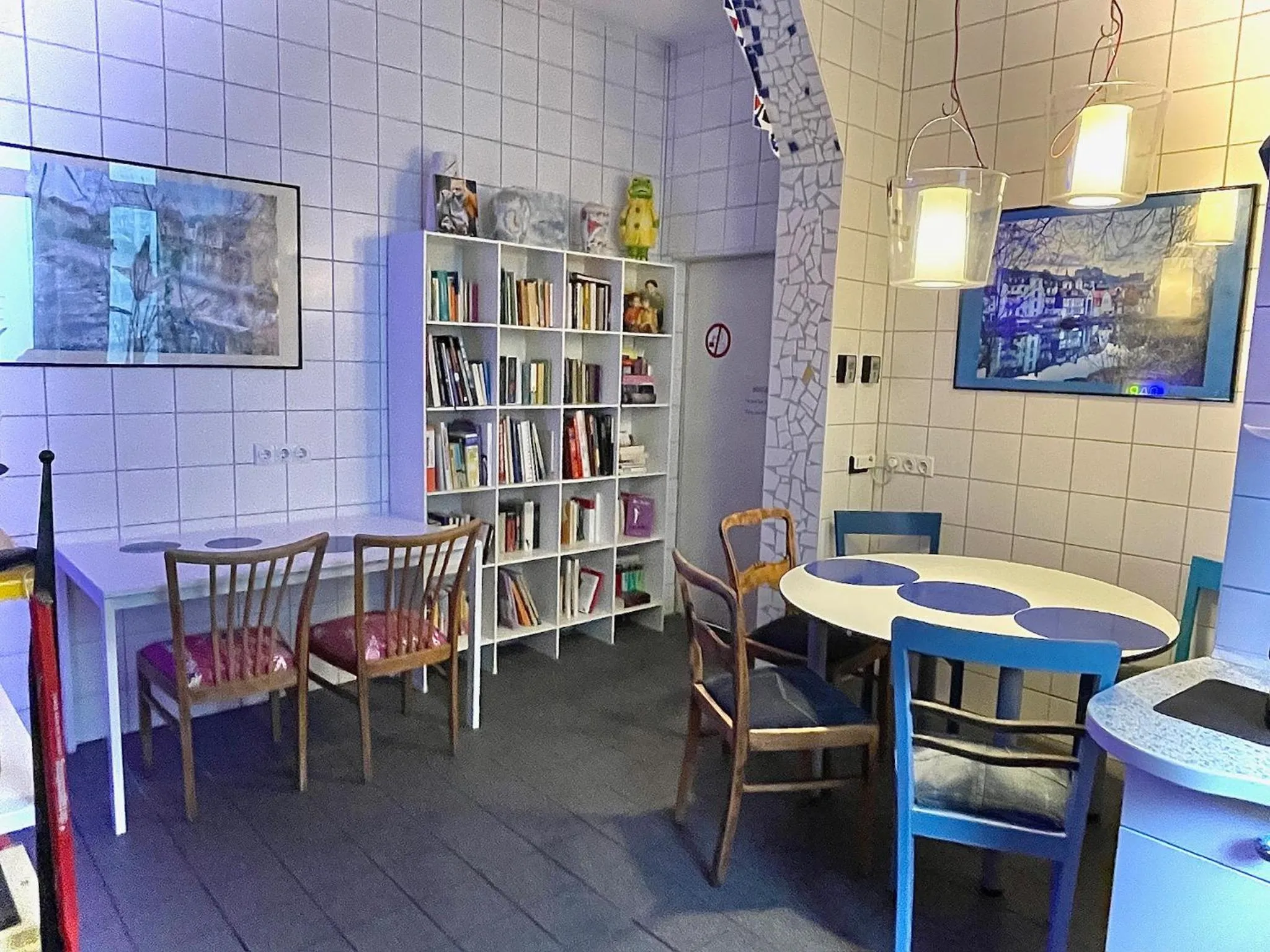 Communal kitchen in Hotel Tusculum