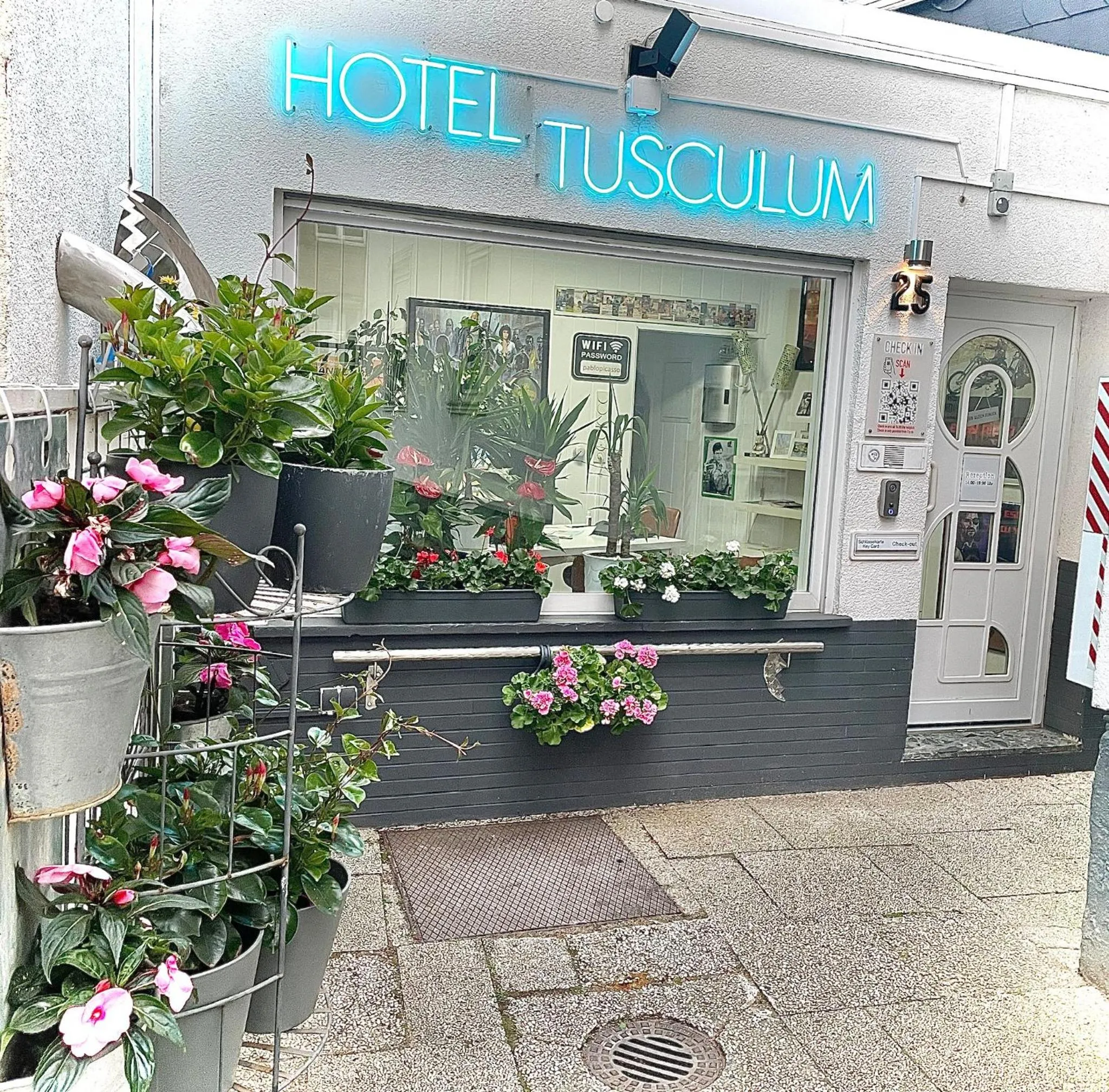 Patio in Hotel Tusculum