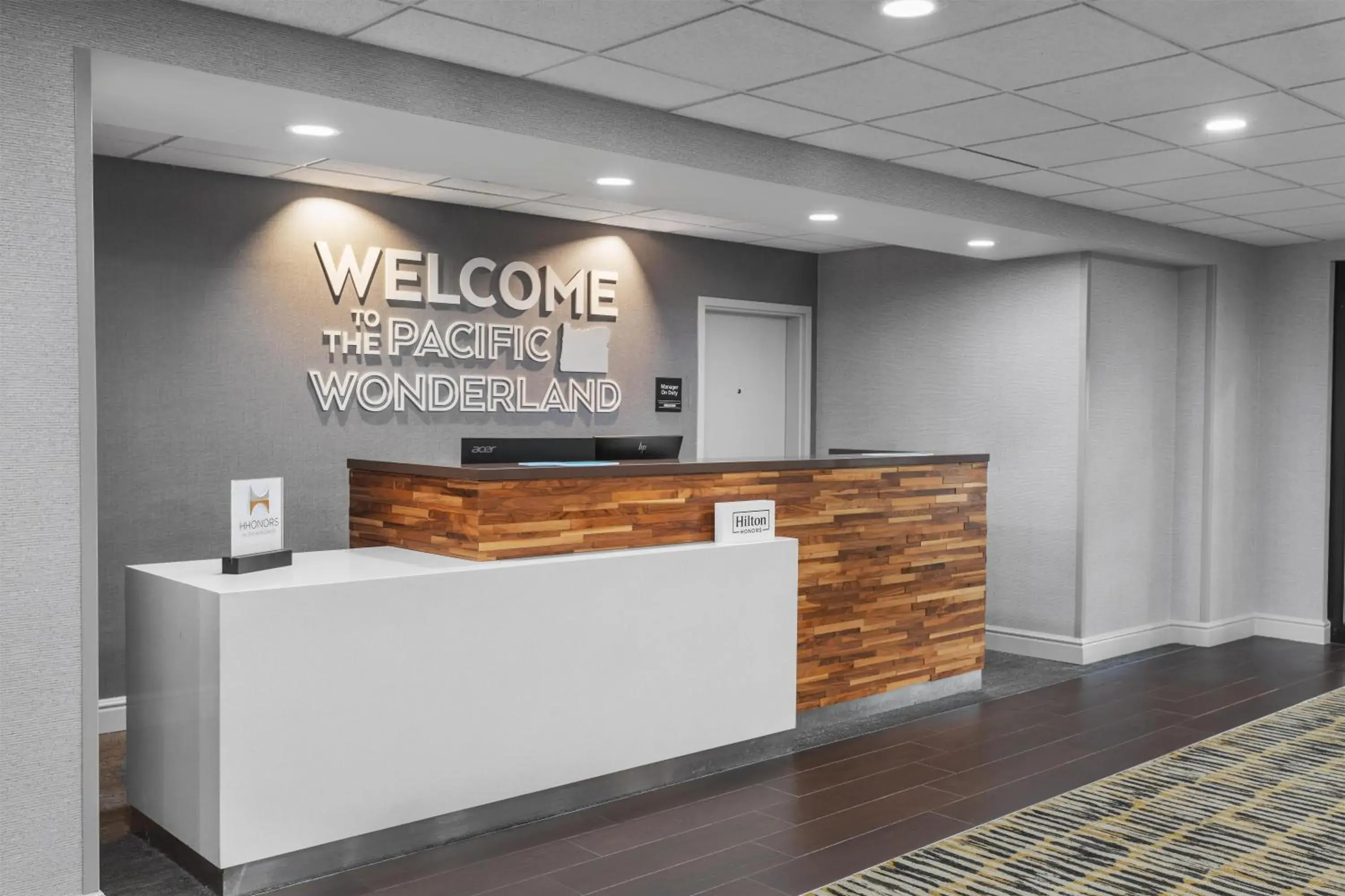 Lobby or reception in Hampton Inn Pendleton Lobby or reception in Hampton Inn Pendleton